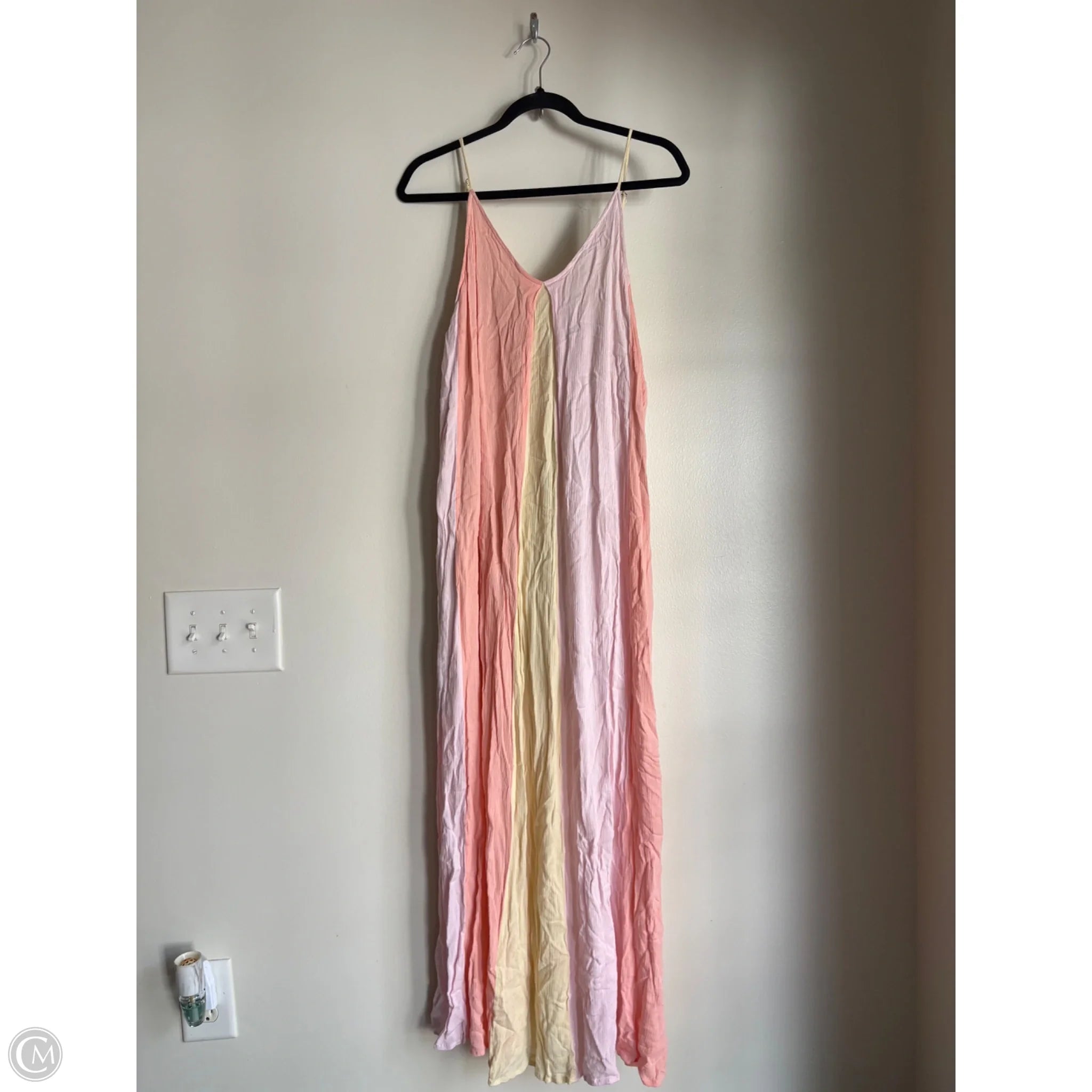 Dress Casual Maxi By Main Strip In Yellow, Size: 3x - Image 1