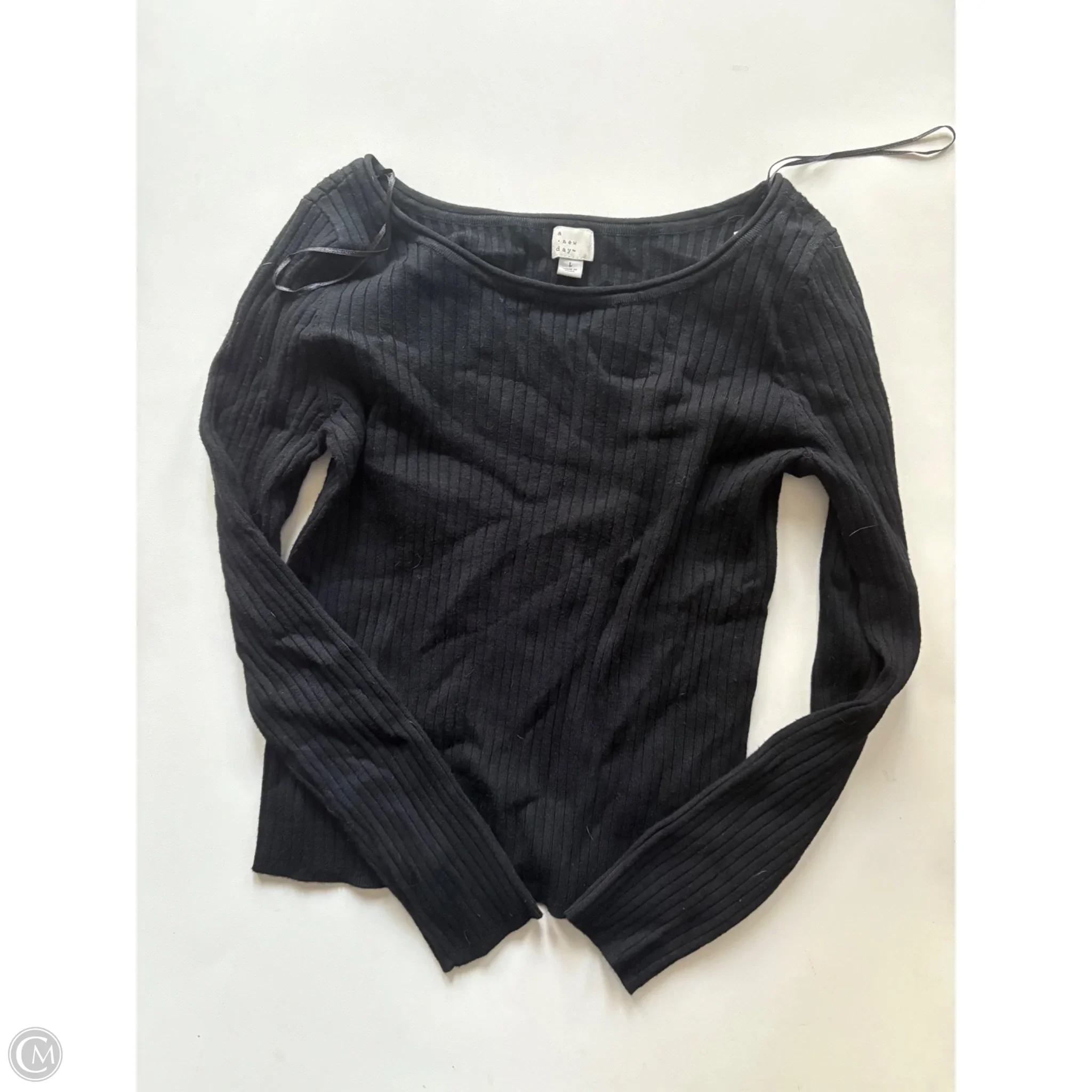 Sweater By A New Day In Black, Size: L - Image 1