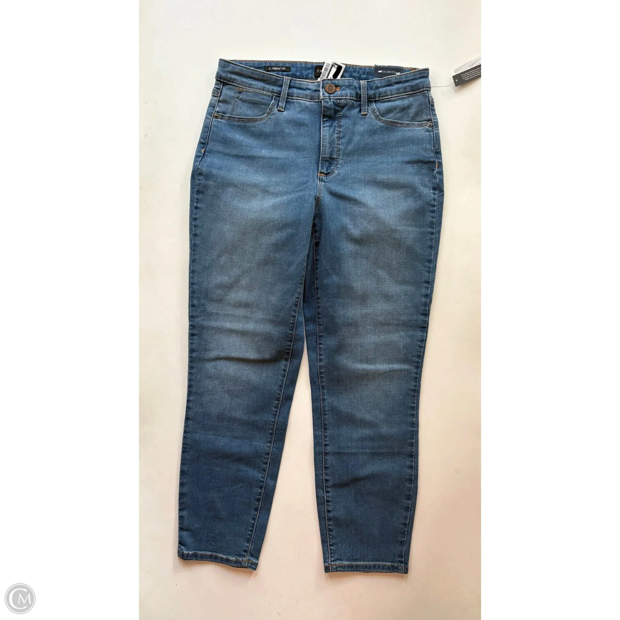 Jeans Cropped By Talbots In Blue, Size: 6 - Image 1