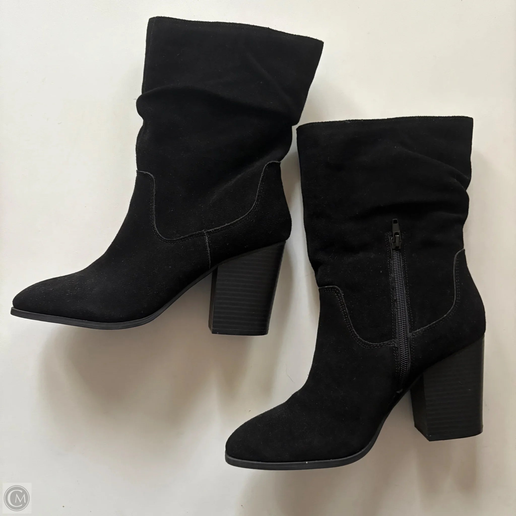 Boots Ankle Heels By Crown And Ivy In Black, Size: 9 - Image 2
