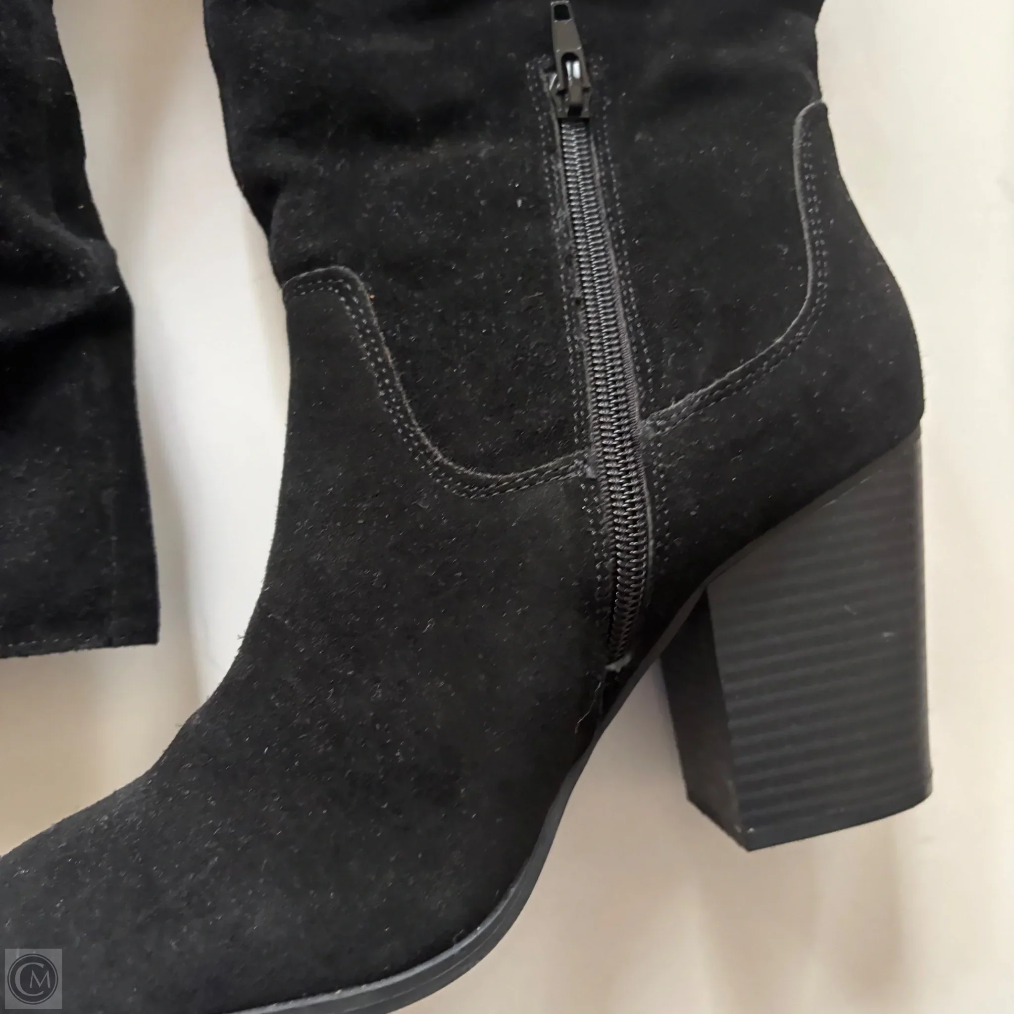 Boots Ankle Heels By Crown And Ivy In Black, Size: 9 - Image 3