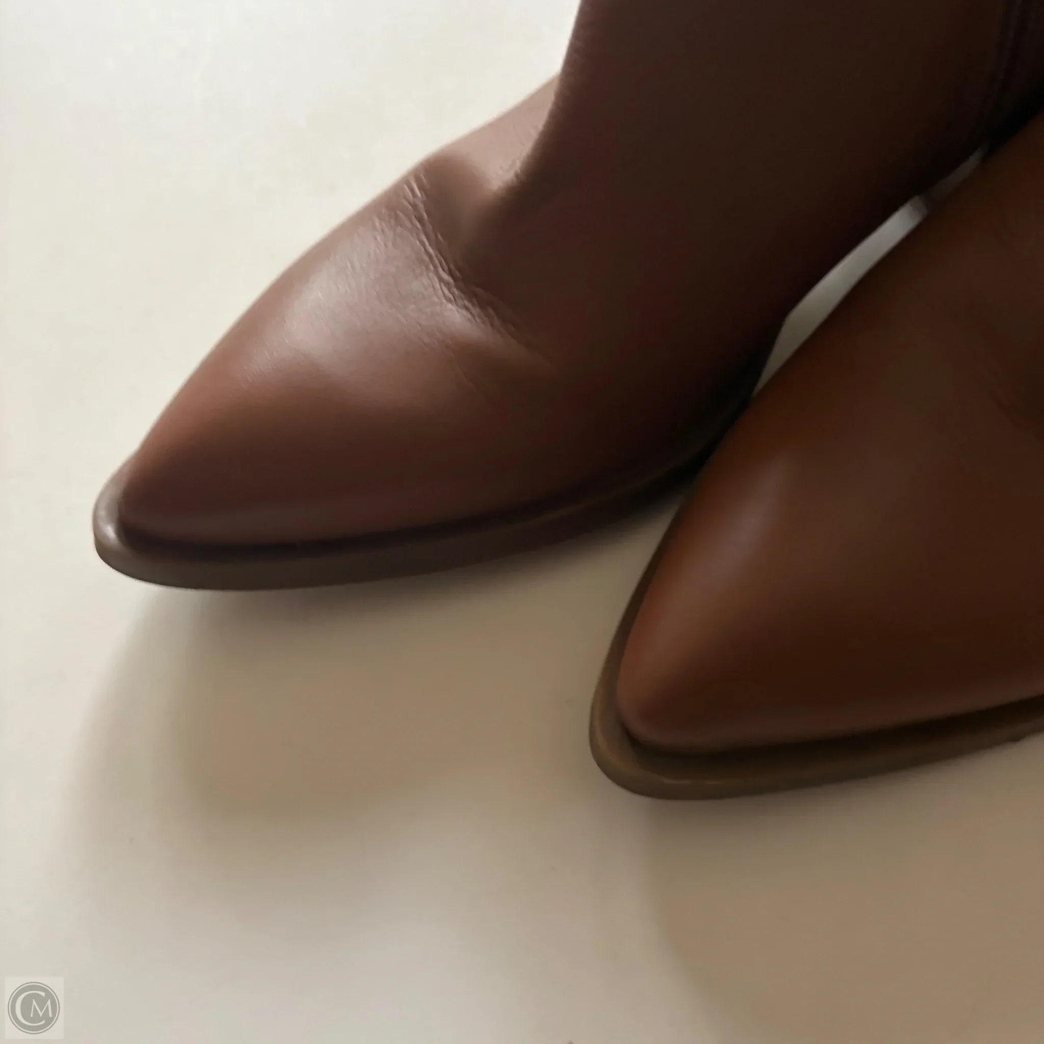 Boots Ankle Heels By Lavorazione In Brown, Size: 8.5 - Image 3