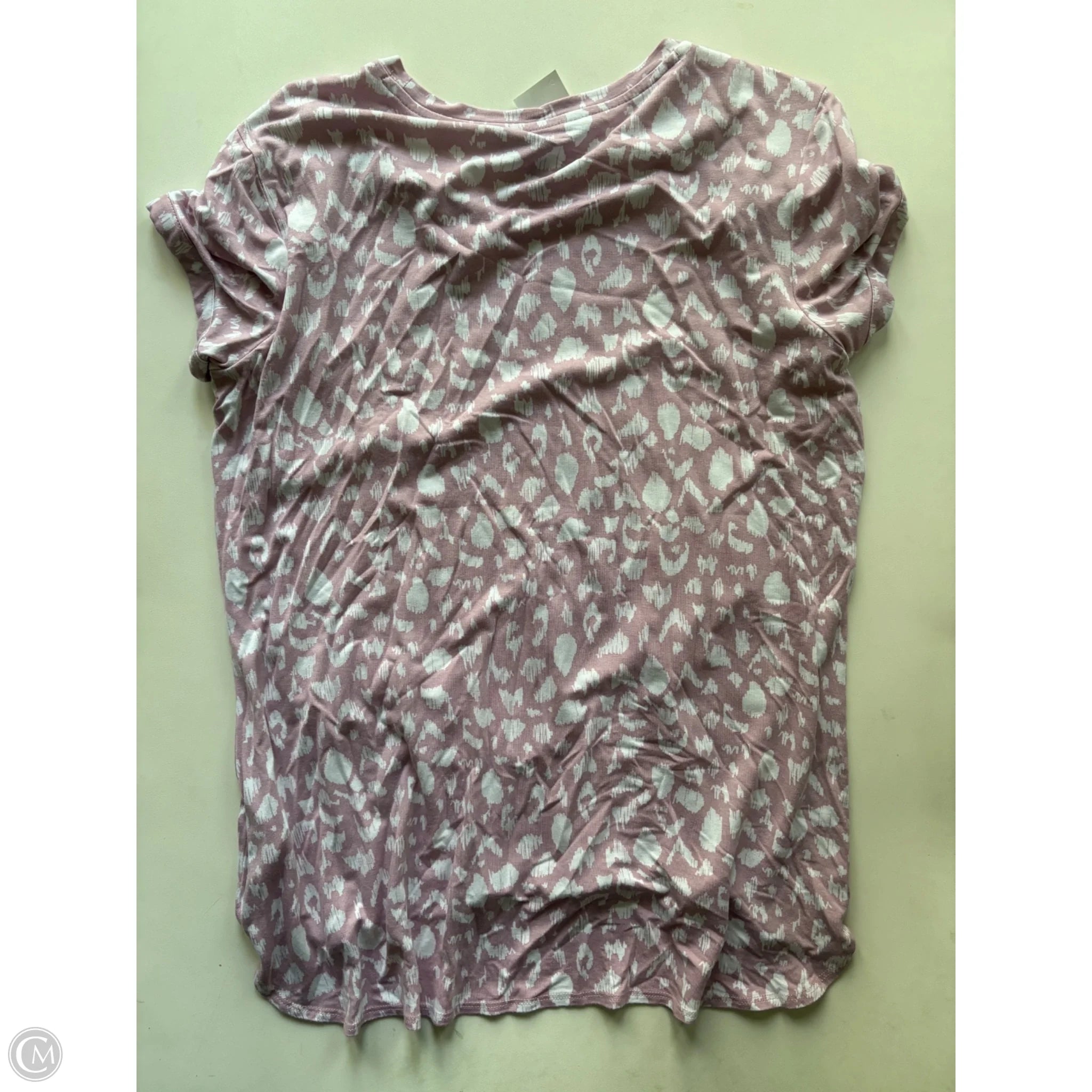 Top Short Sleeve By Ellen Tracy In Pink, Size: M - Image 2