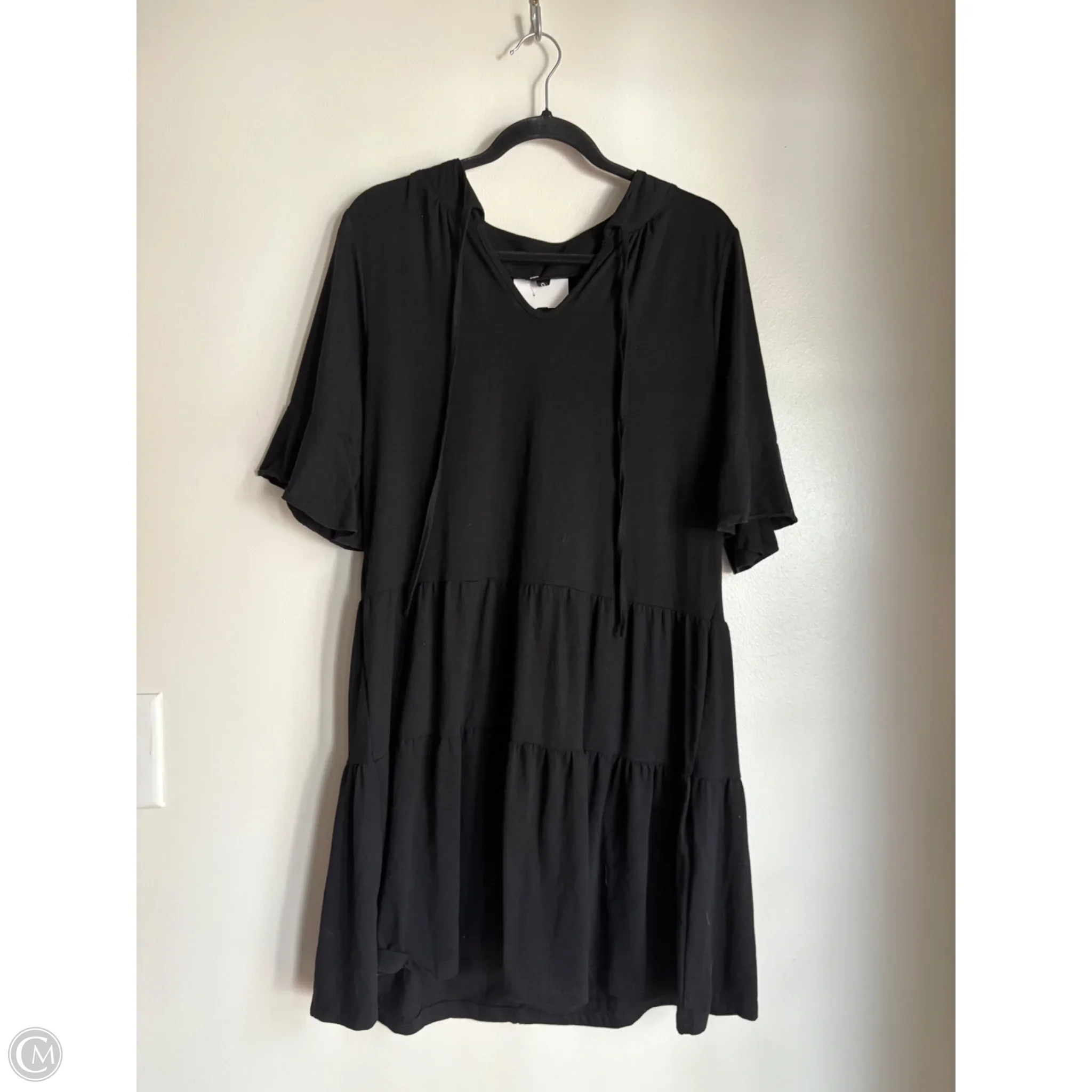 Dress Casual Midi By Clothes Mentor In Black, Size: M - Image 1