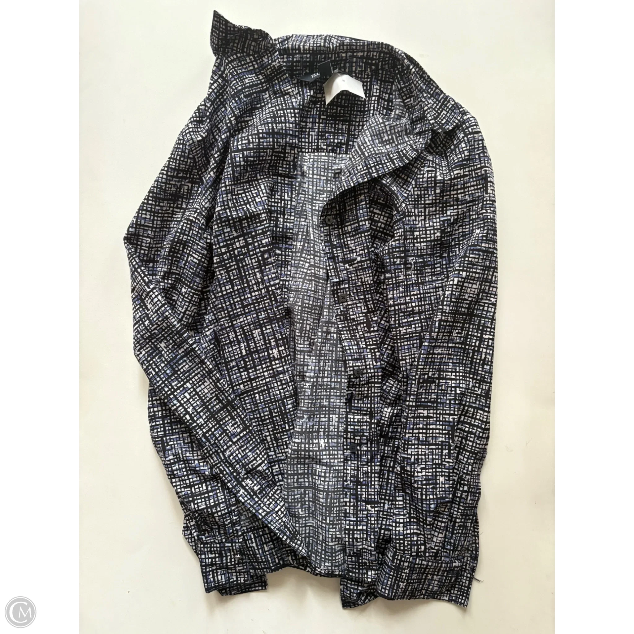 Top Long Sleeve By Ellen Tracy In Blue, Size: M - Image 1