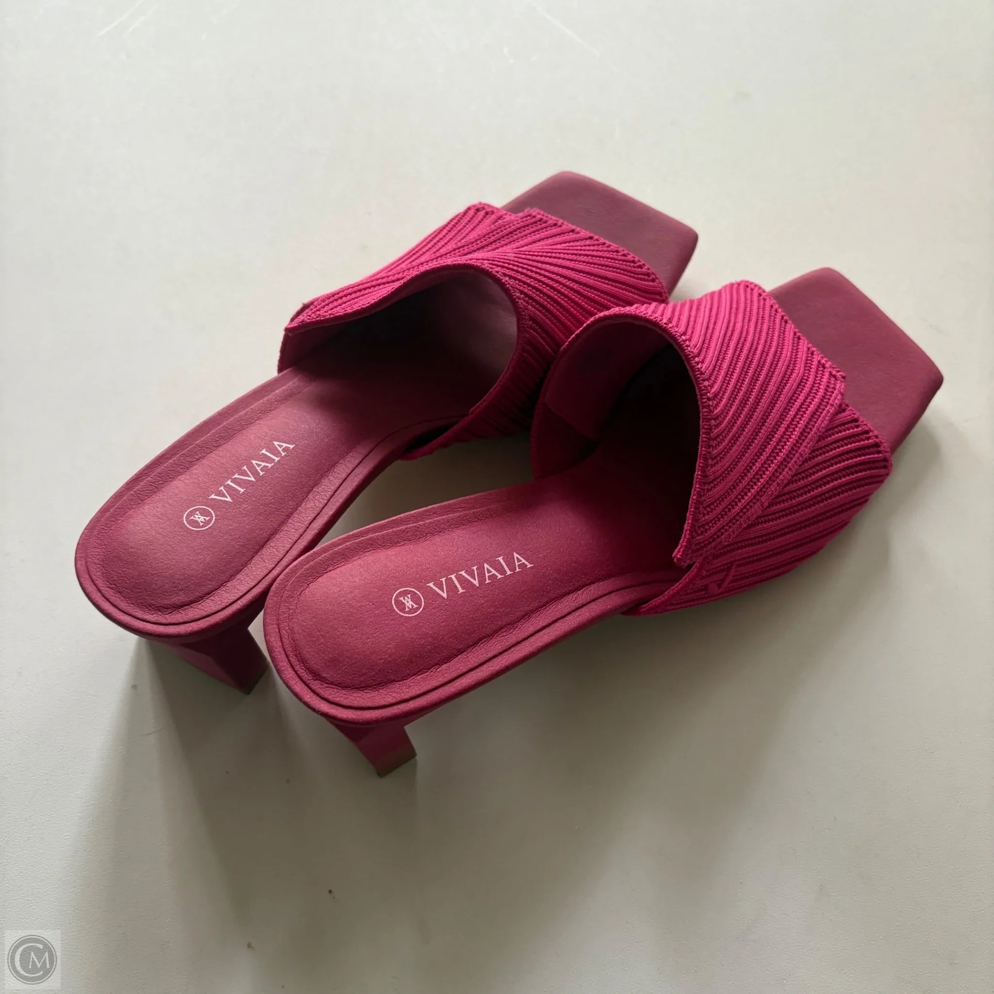 Sandals Heels Block By Vivaia In Pink, Size: 6.5 - Image 2