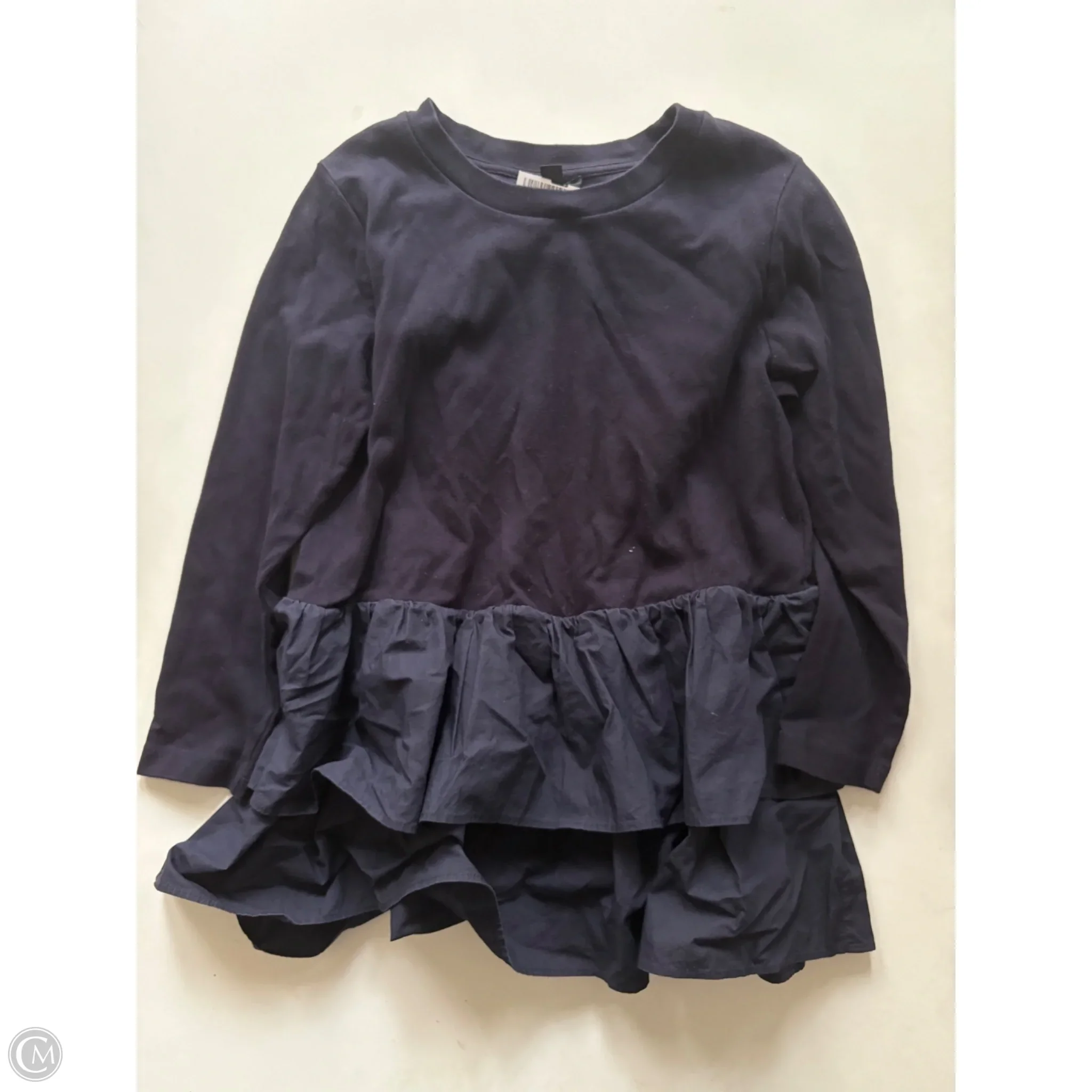 Top Long Sleeve By Cos In Navy, Size: Xs - Image 1