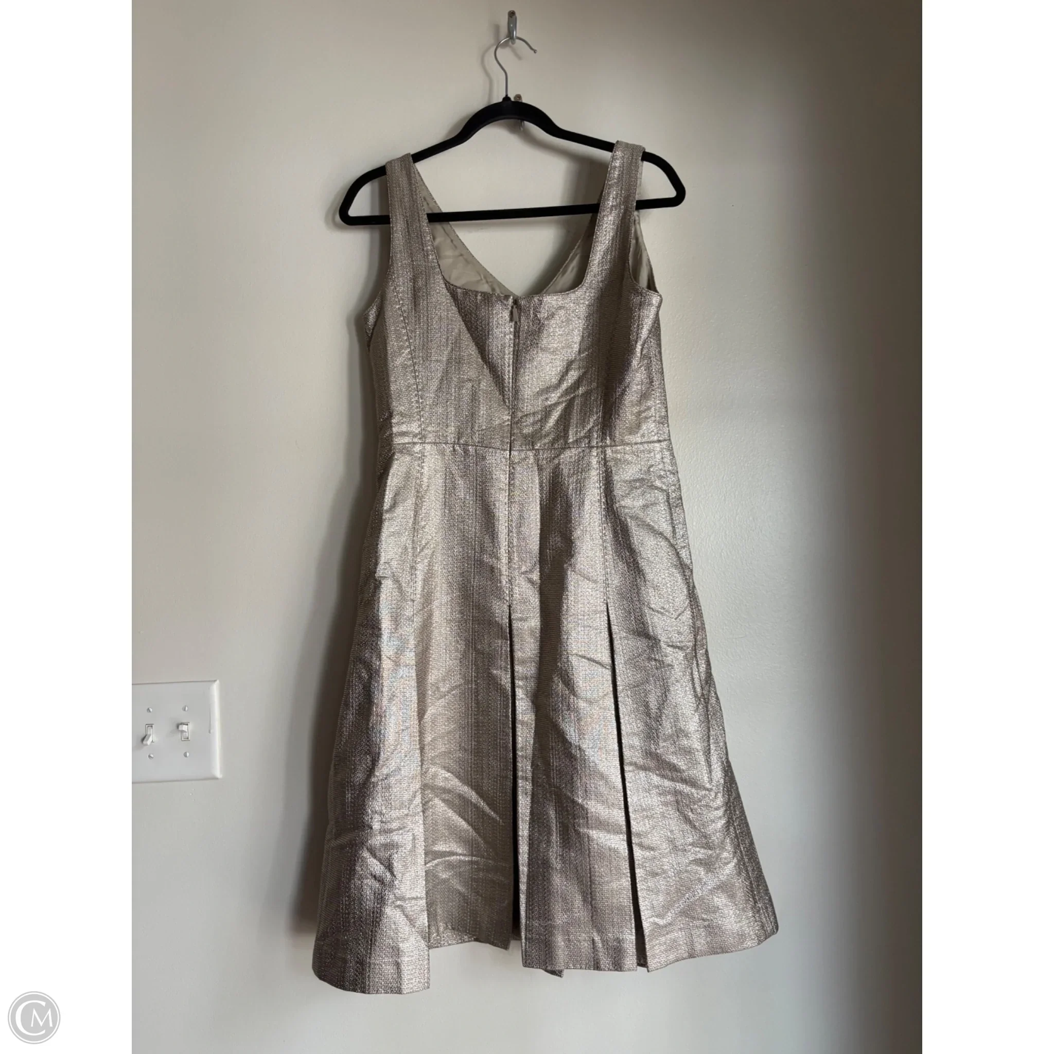 Dress Designer By Lafayette 148 In Gold, Size: S - Image 2