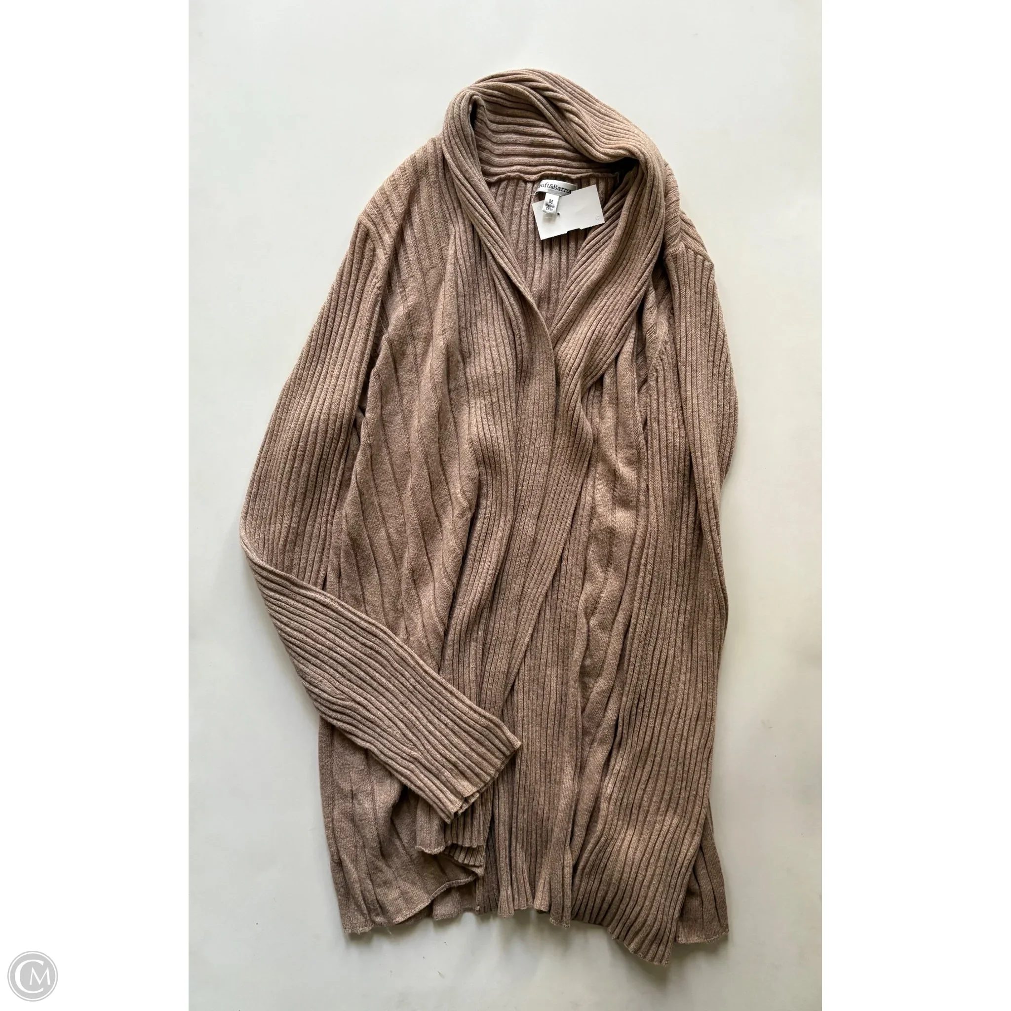 Sweater Cardigan By Croft And Barrow In Brown, Size: M - Image 1