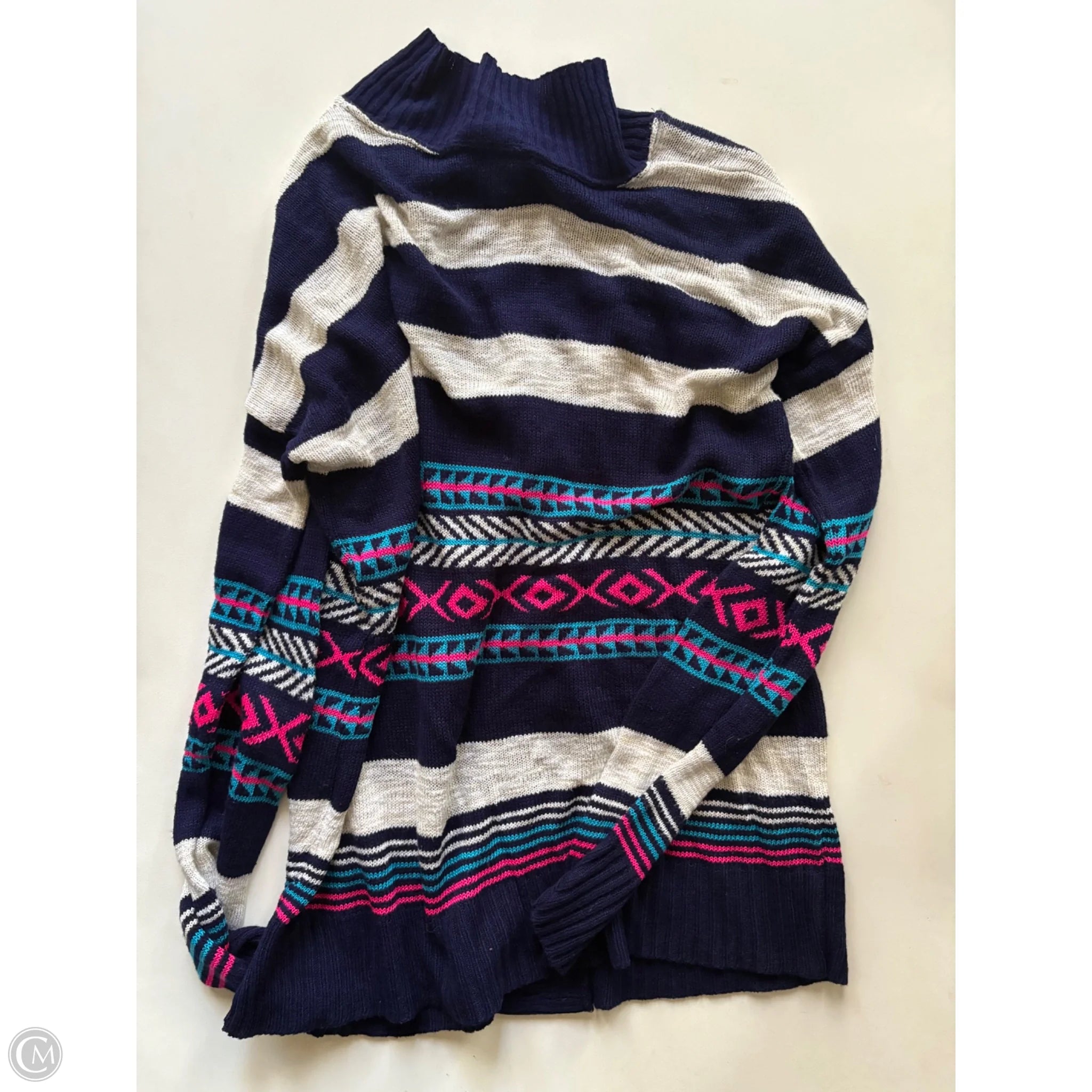 Sweater Cardigan By Say What In Blue, Size: Xl - Image 2