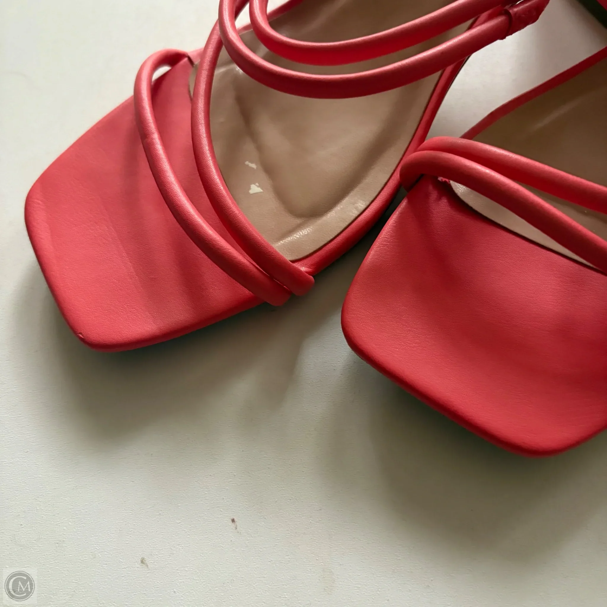 Sandals Heels Block By A New Day In Orange, Size: 10 - Image 3