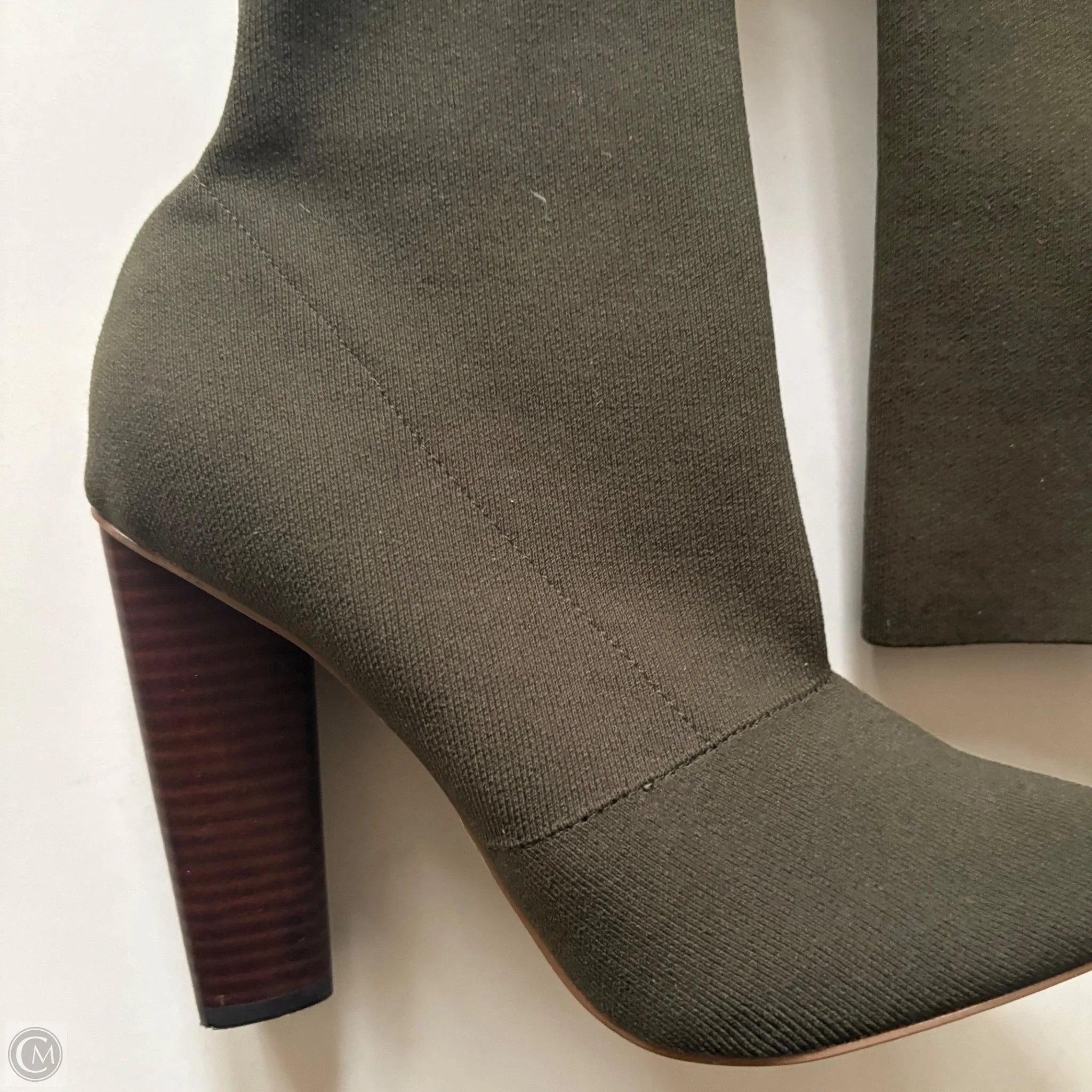 Boots Ankle Heels By Steve Madden In Green, Size: 10 - Image 2