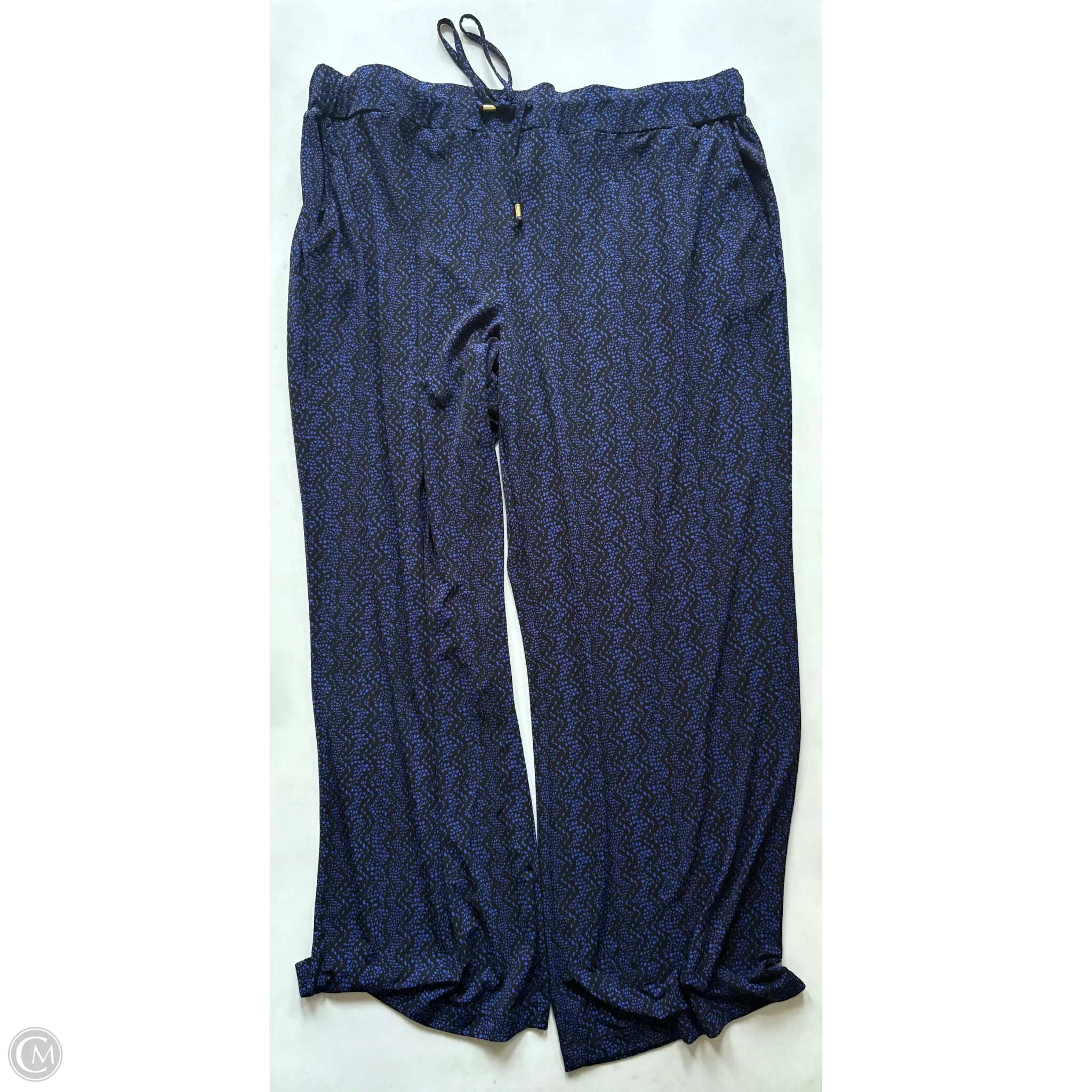Pants Lounge By Ellen Tracy In Black & Blue, Size: 22 - Image 1