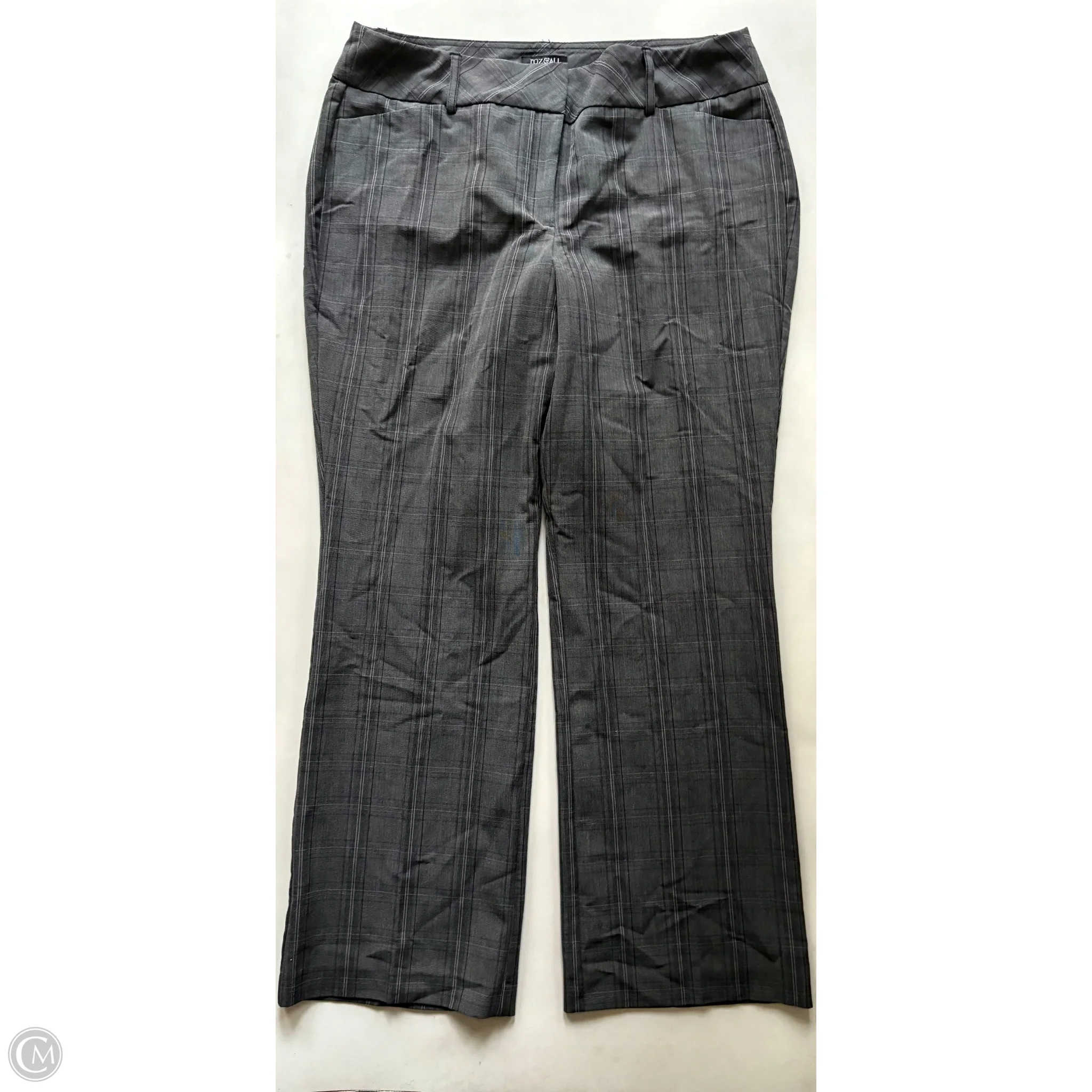 Pants Dress By Roz And Ali In Plaid Pattern, Size: 16 - Image 1