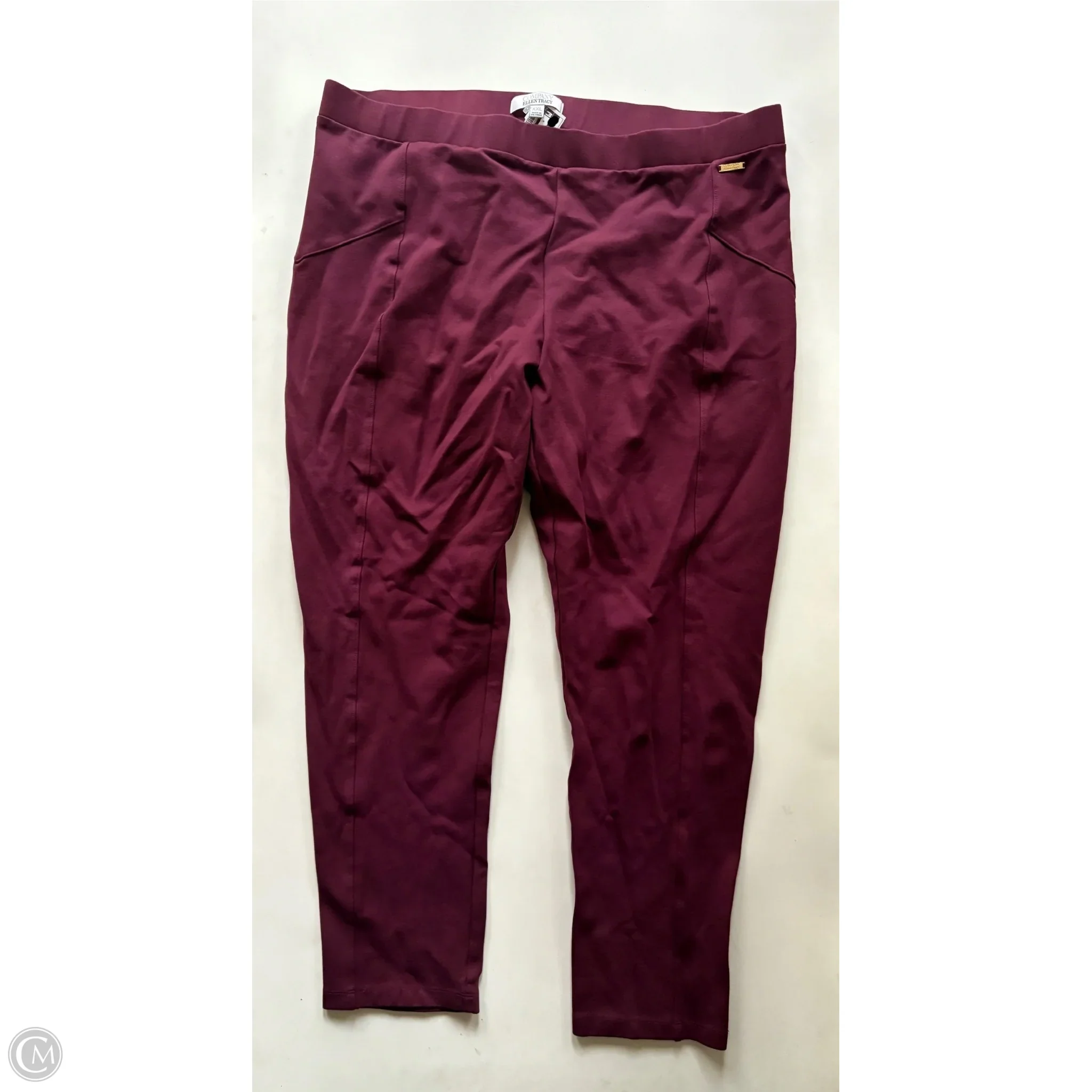 Pants Dress By Ellen Tracy In Maroon, Size: 22 - Image 1