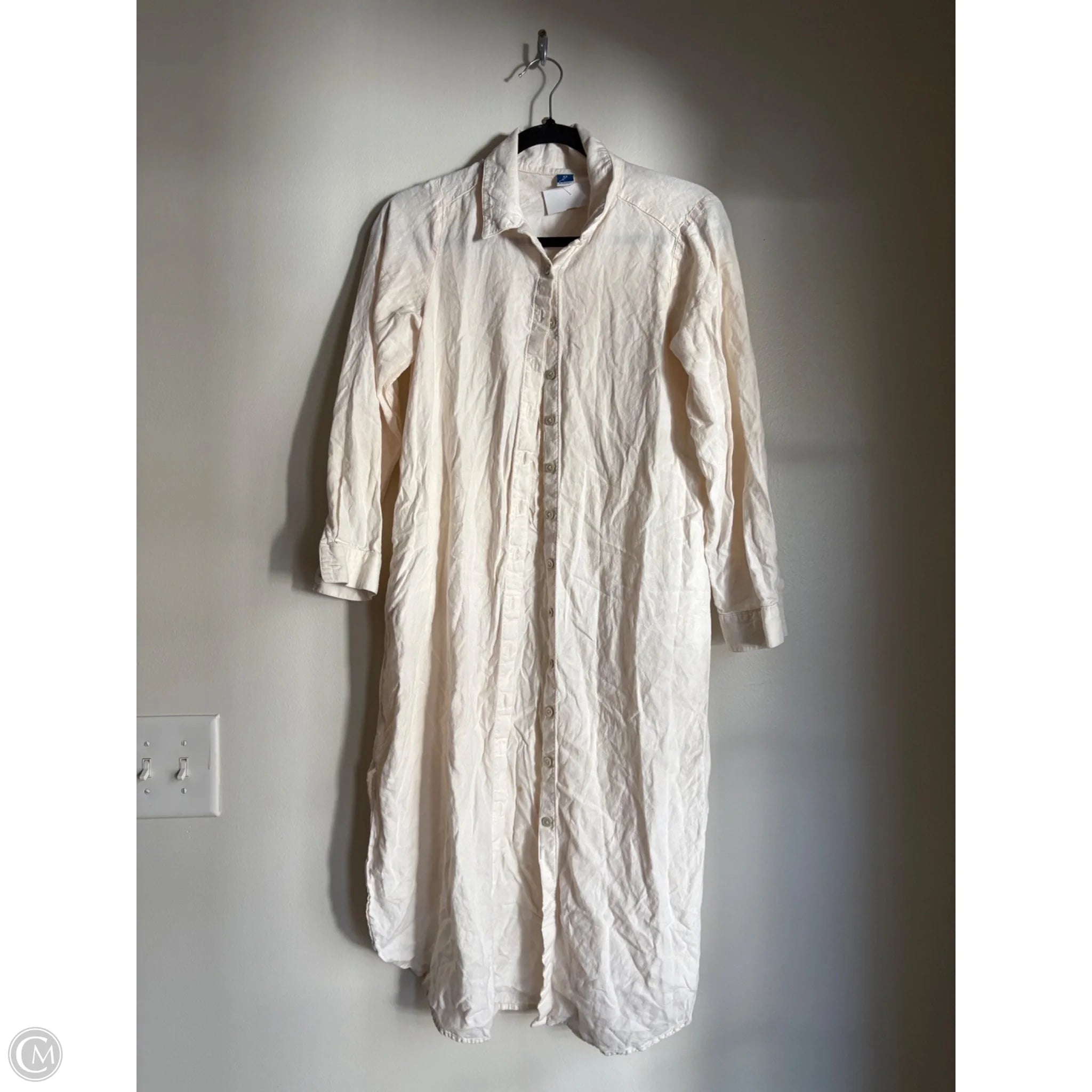 Dress Casual Maxi By Old Navy In Cream, Size: Xs - Image 1