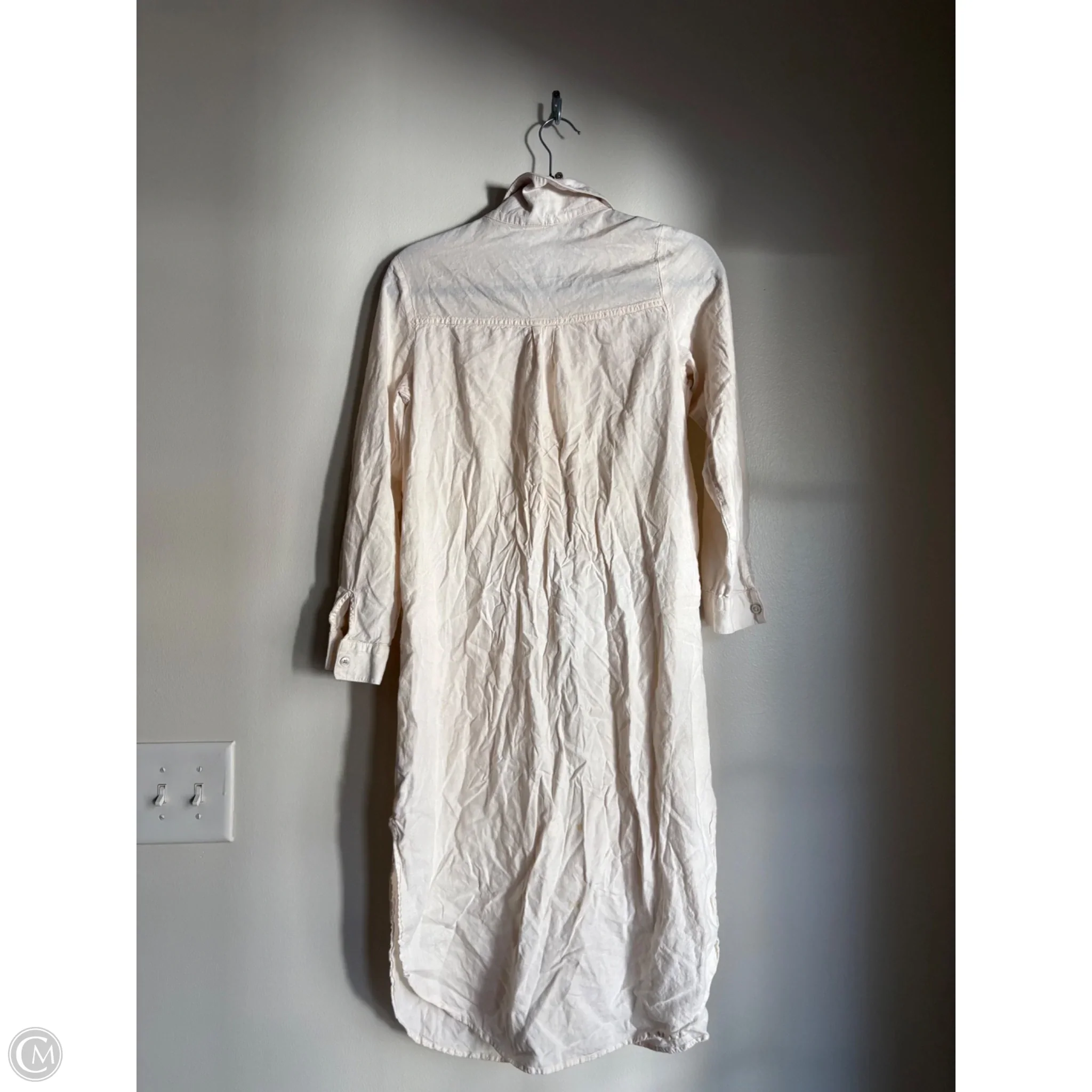 Dress Casual Maxi By Old Navy In Cream, Size: Xs - Image 2