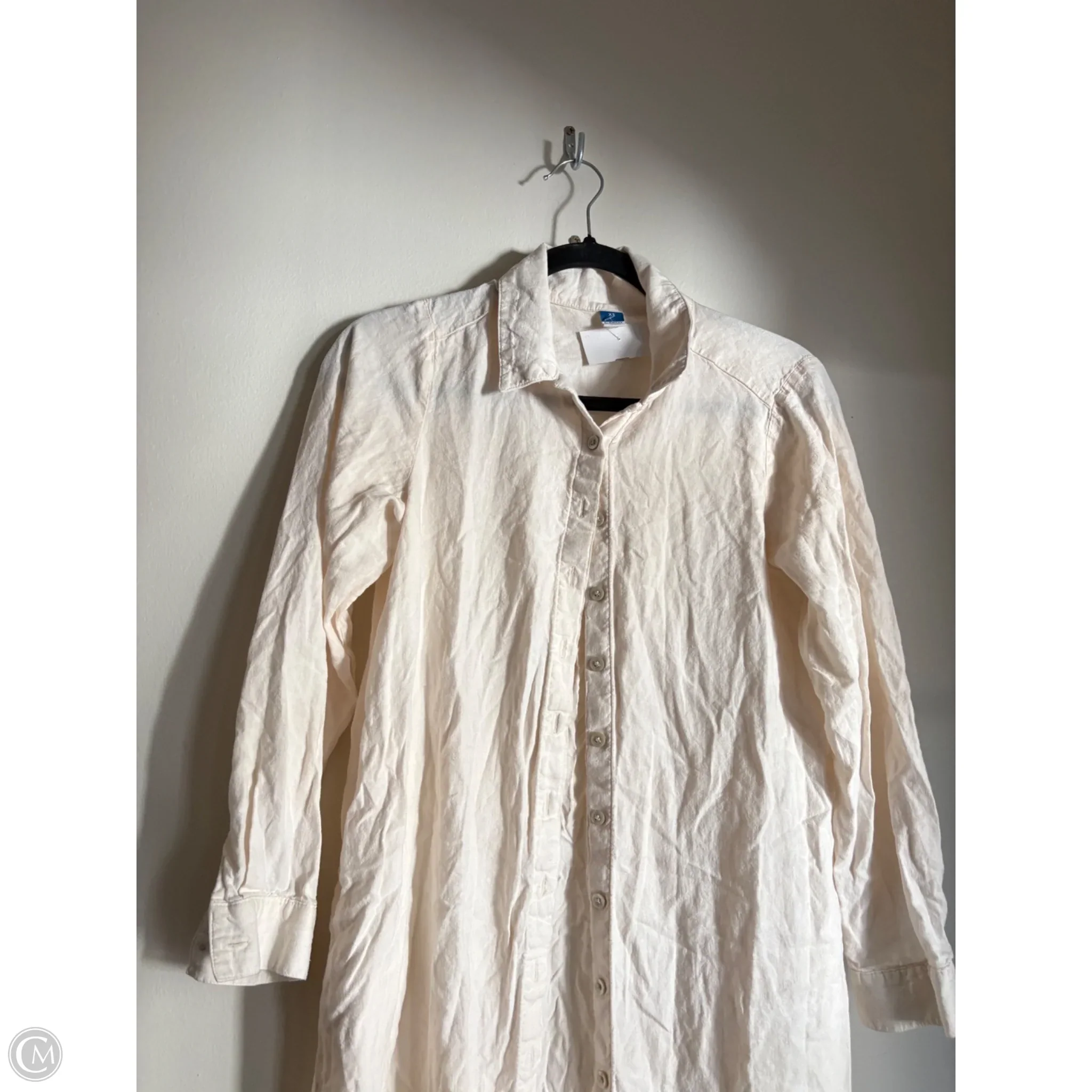Dress Casual Maxi By Old Navy In Cream, Size: Xs - Image 3