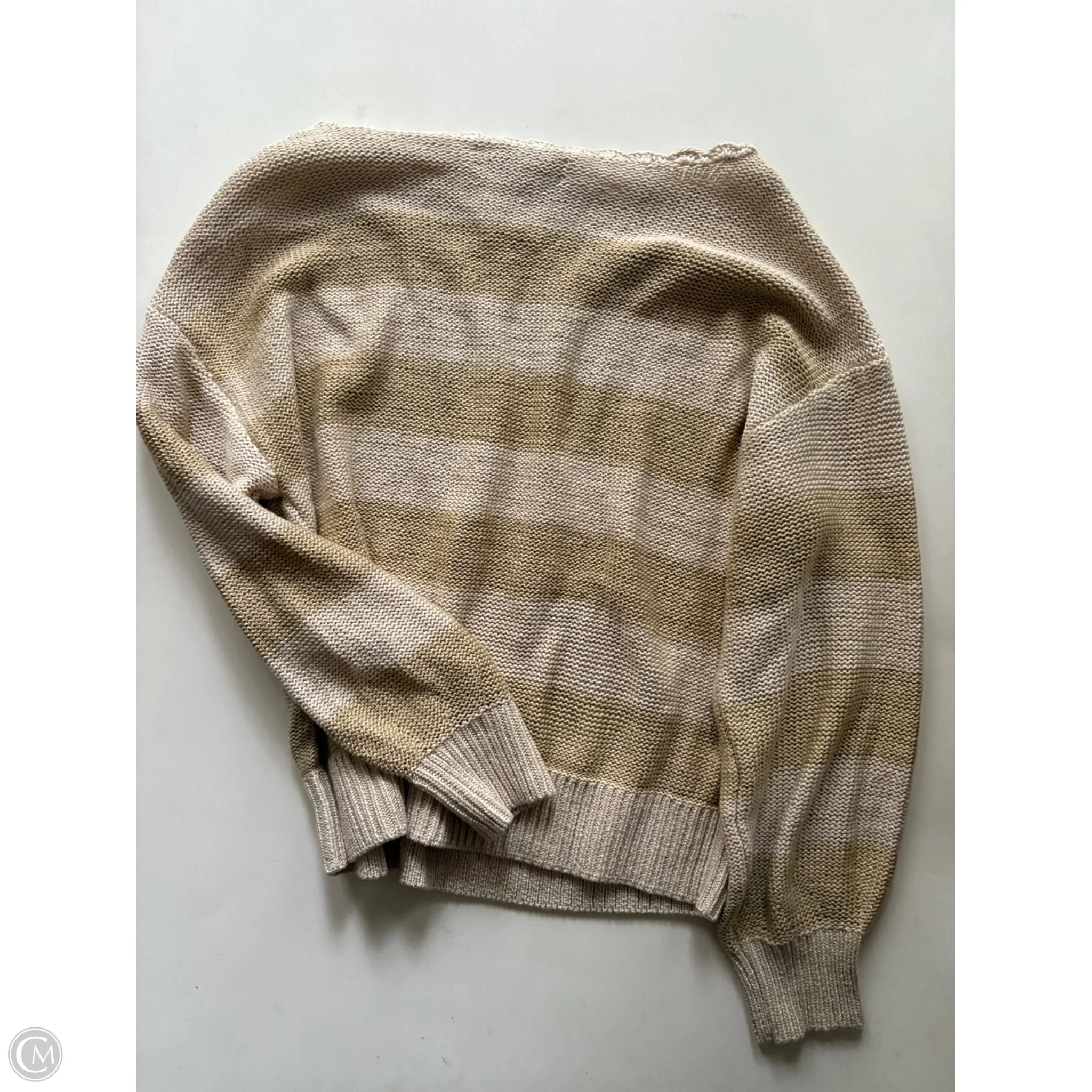Sweater By Loft In Cream, Size: S - Image 2