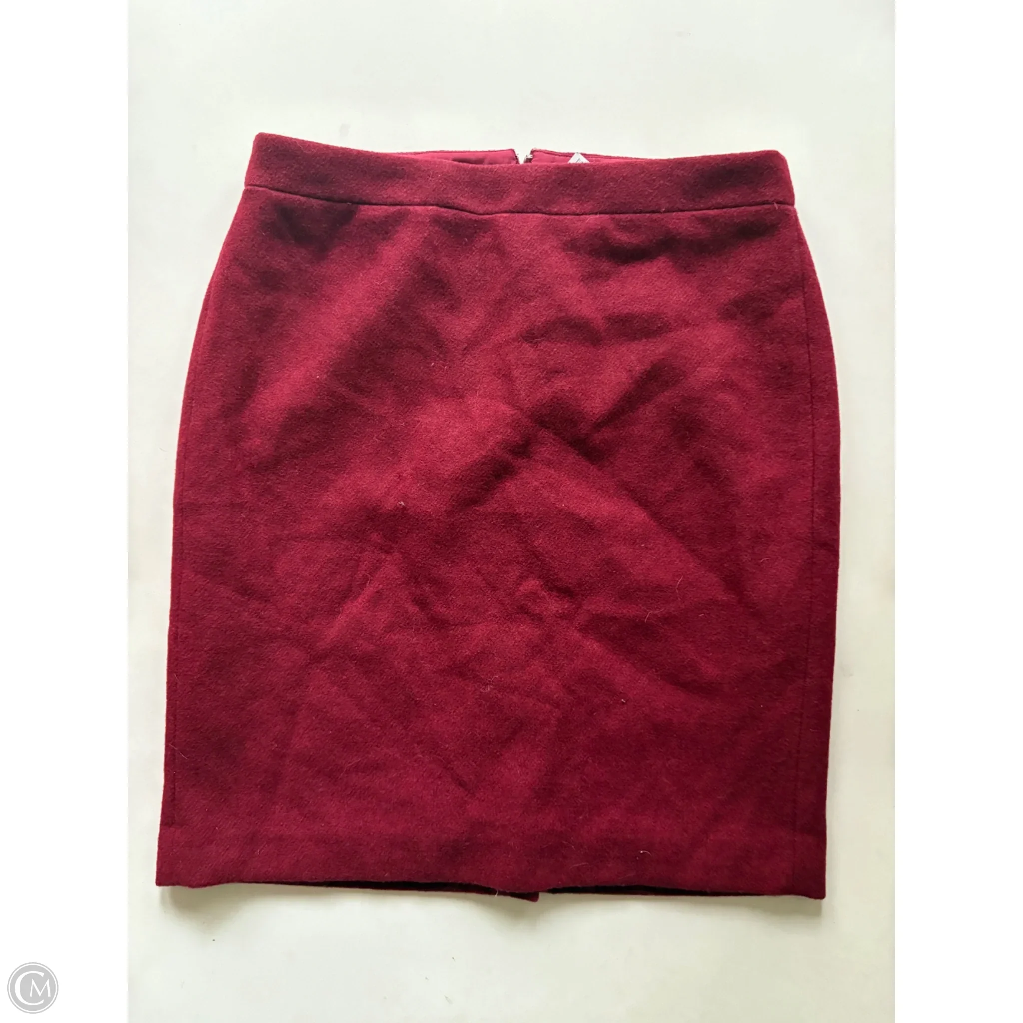 Skirt Midi By J. Crew In Red, Size: 8 - Image 1
