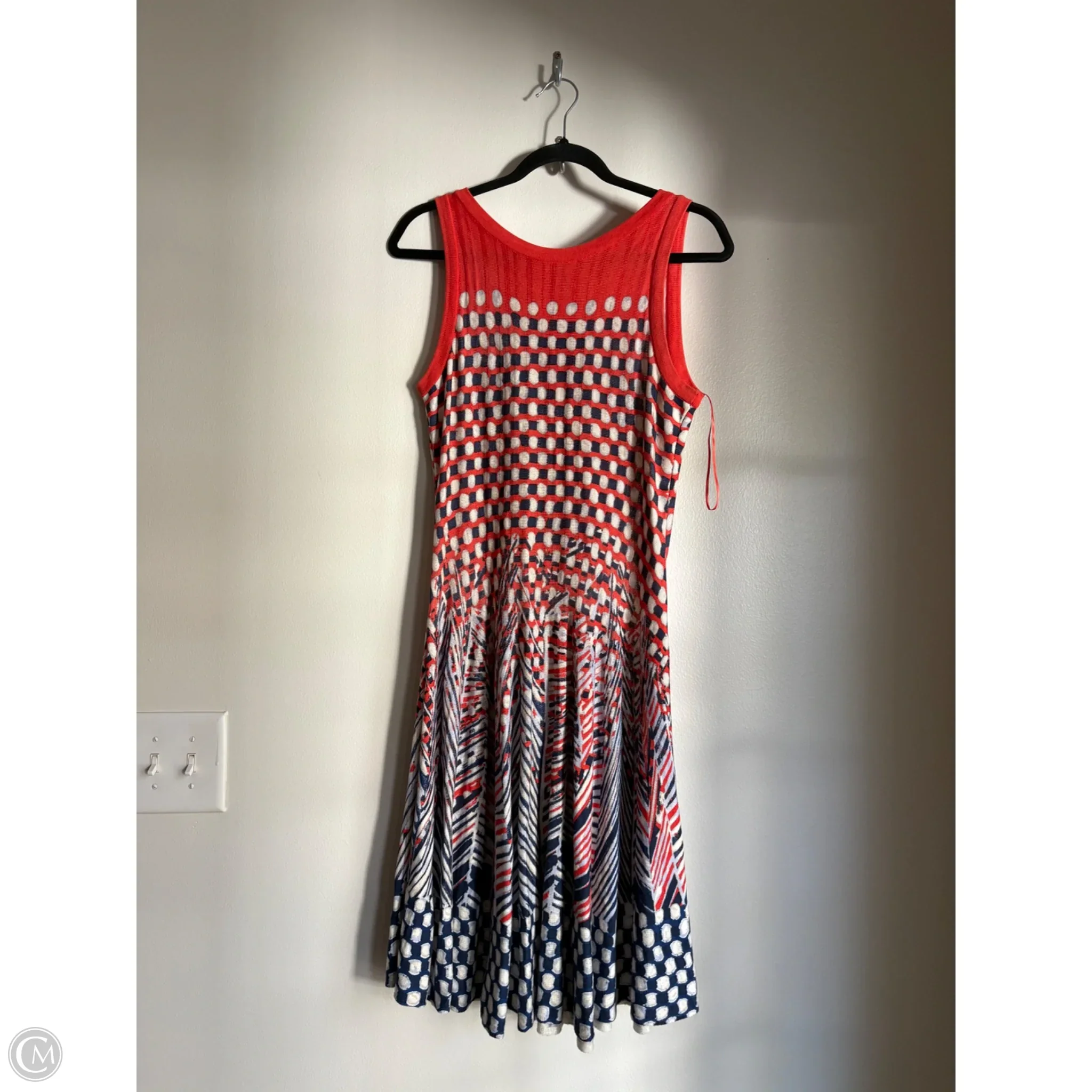 Dress Casual Maxi By Nic + Zoe In Polkadot Pattern, Size: M - Image 1