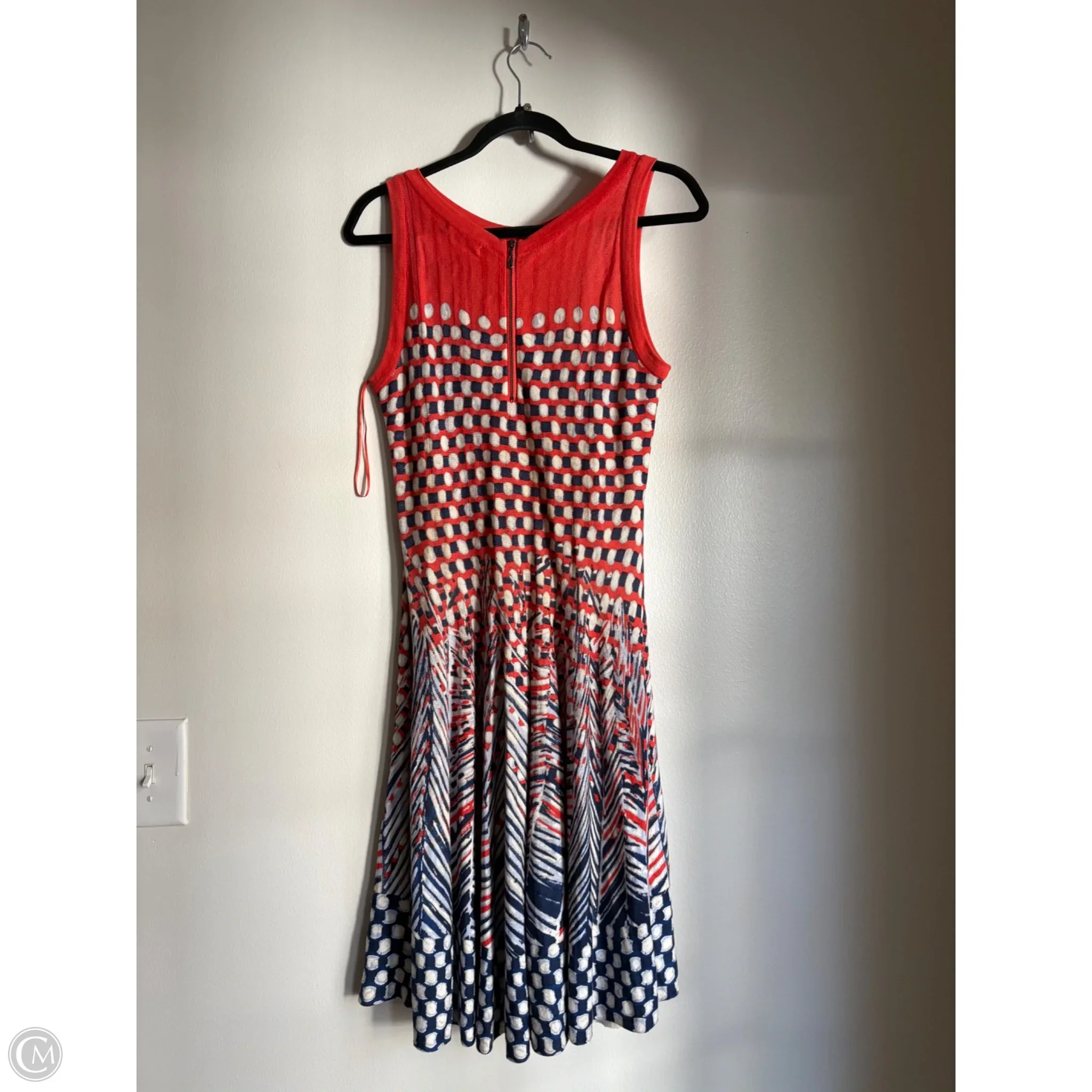 Dress Casual Maxi By Nic + Zoe In Polkadot Pattern, Size: M - Image 2