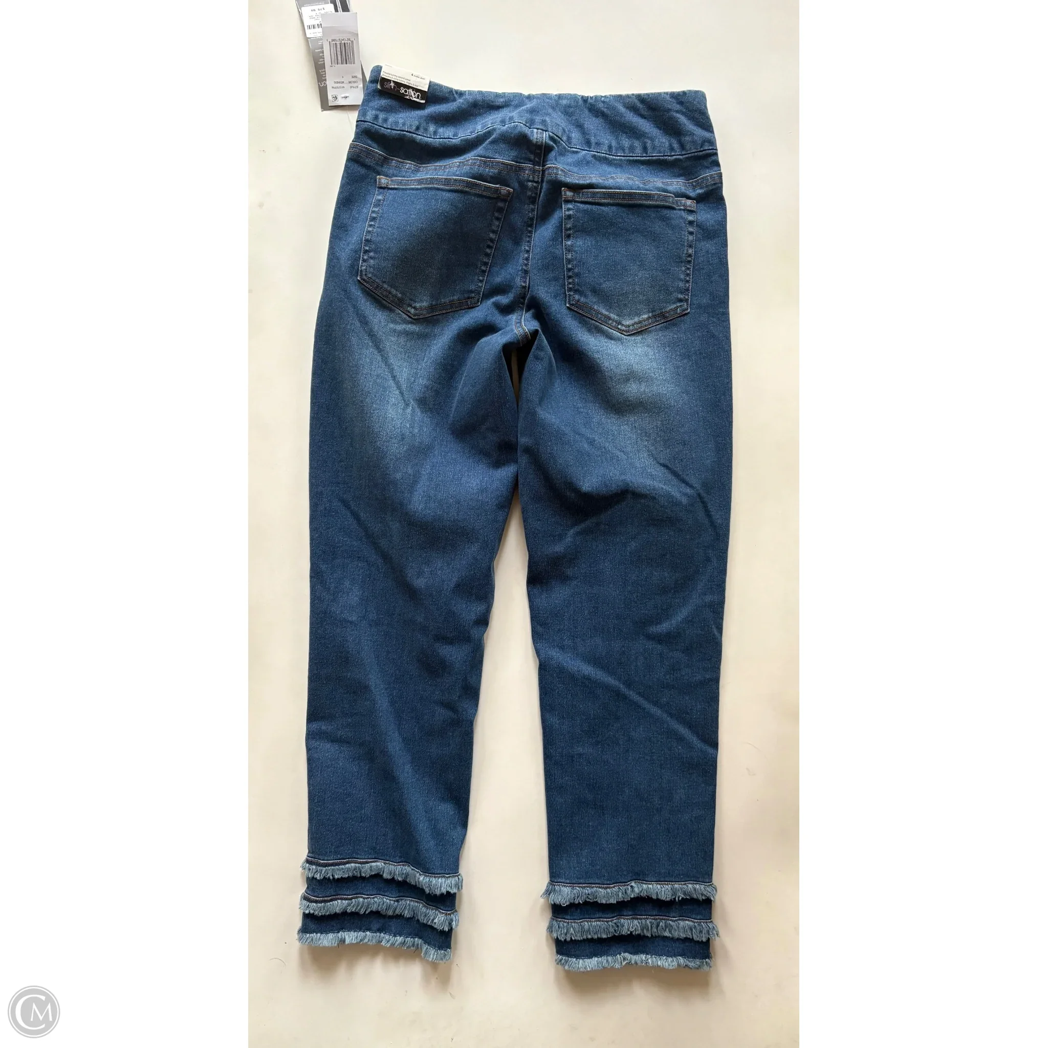 Jeans Straight By Slim In Blue, Size: 4 - Image 2