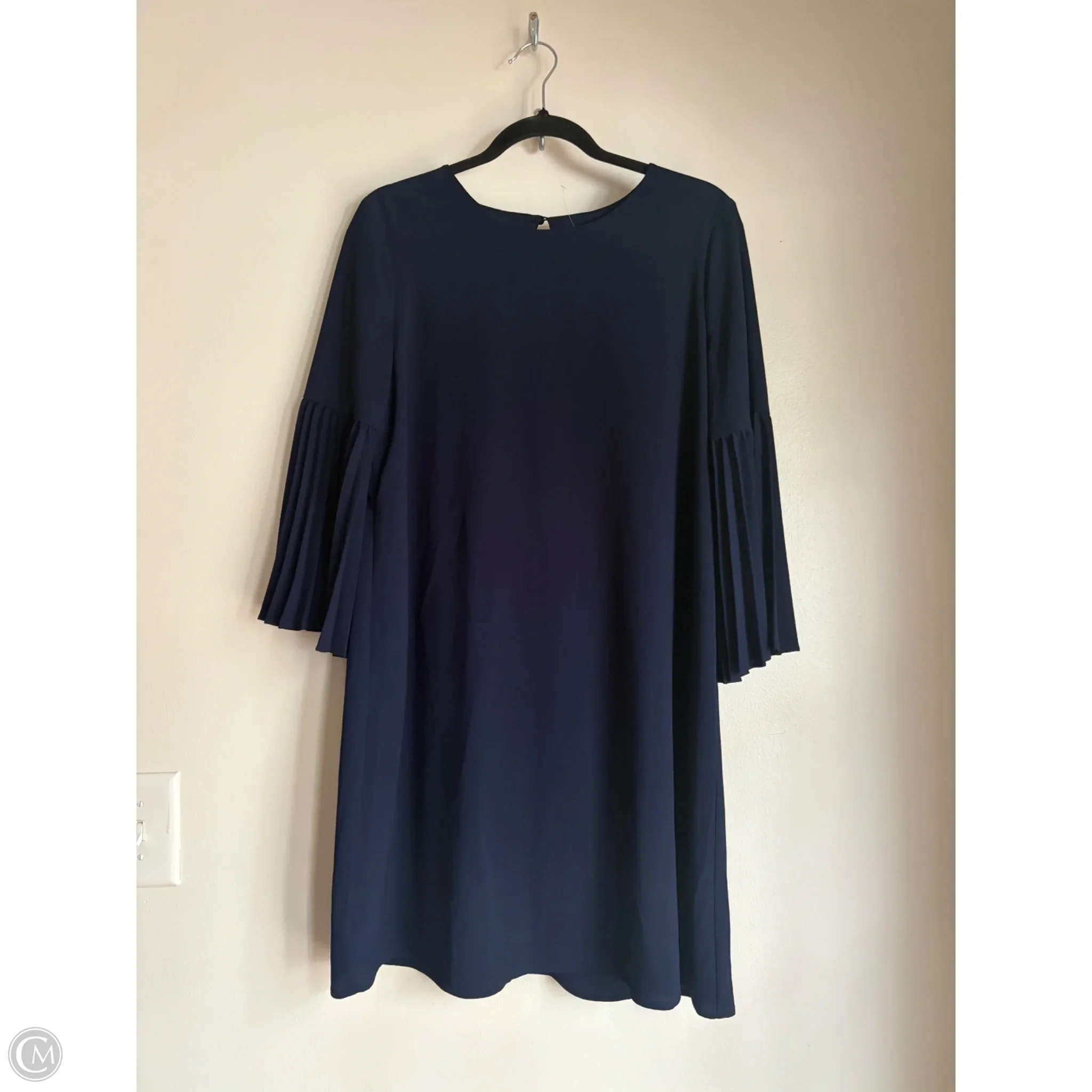 Dress Casual Midi By Cato In Navy, Size: S - Image 1