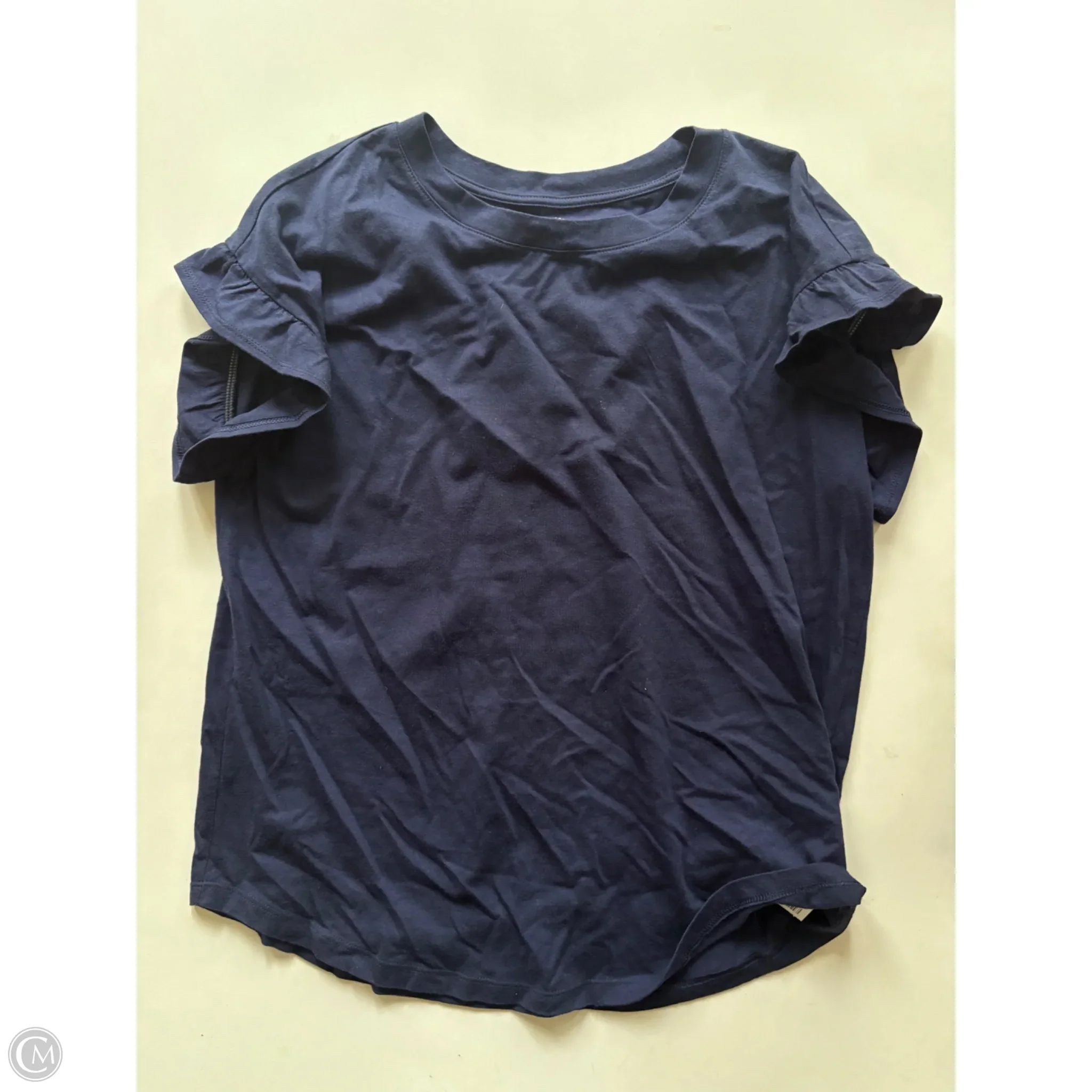 Top Short Sleeve By Crown And Ivy In Navy, Size: S - Image 1
