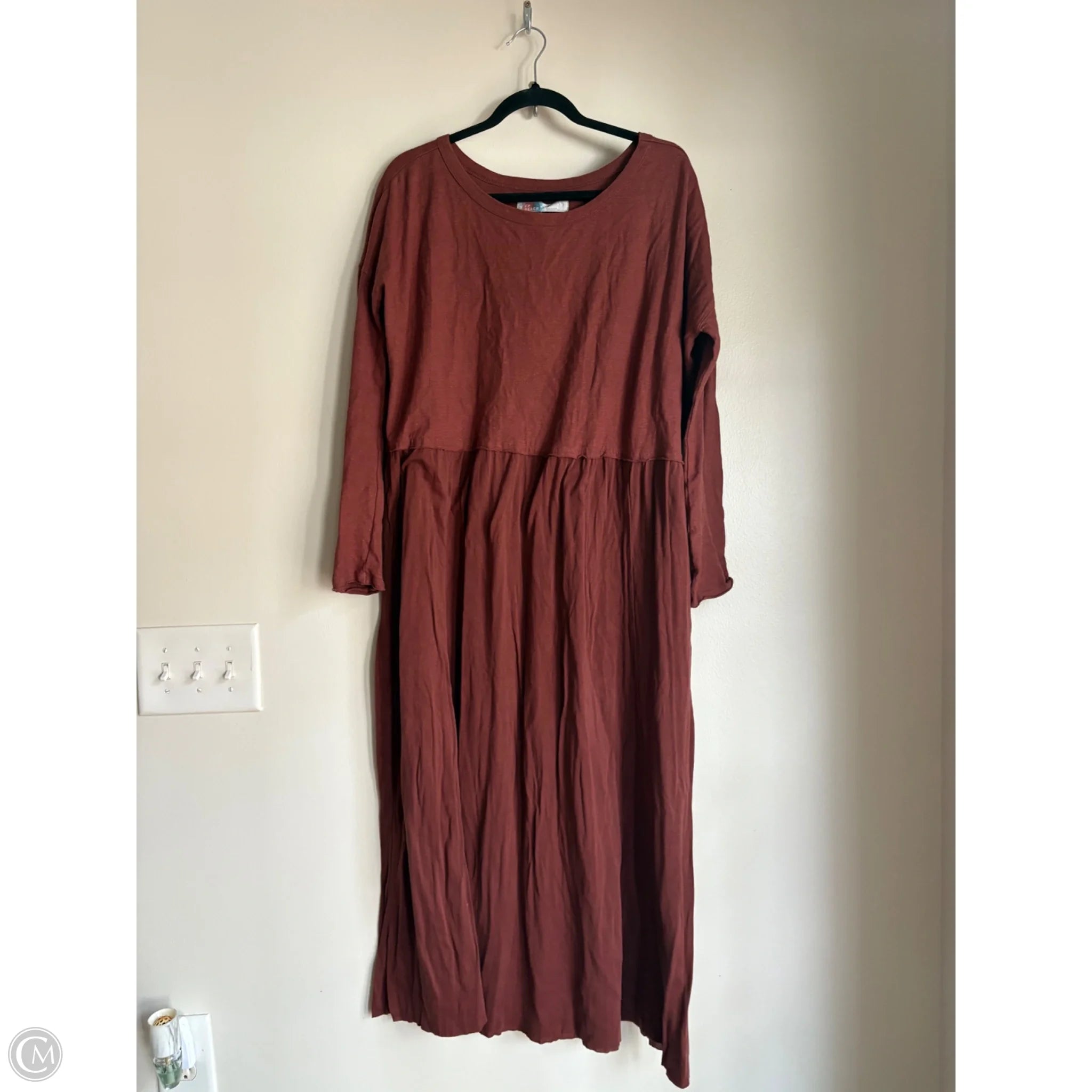 Dress Casual Maxi By Free People In Brown, Size: Xs - Image 1