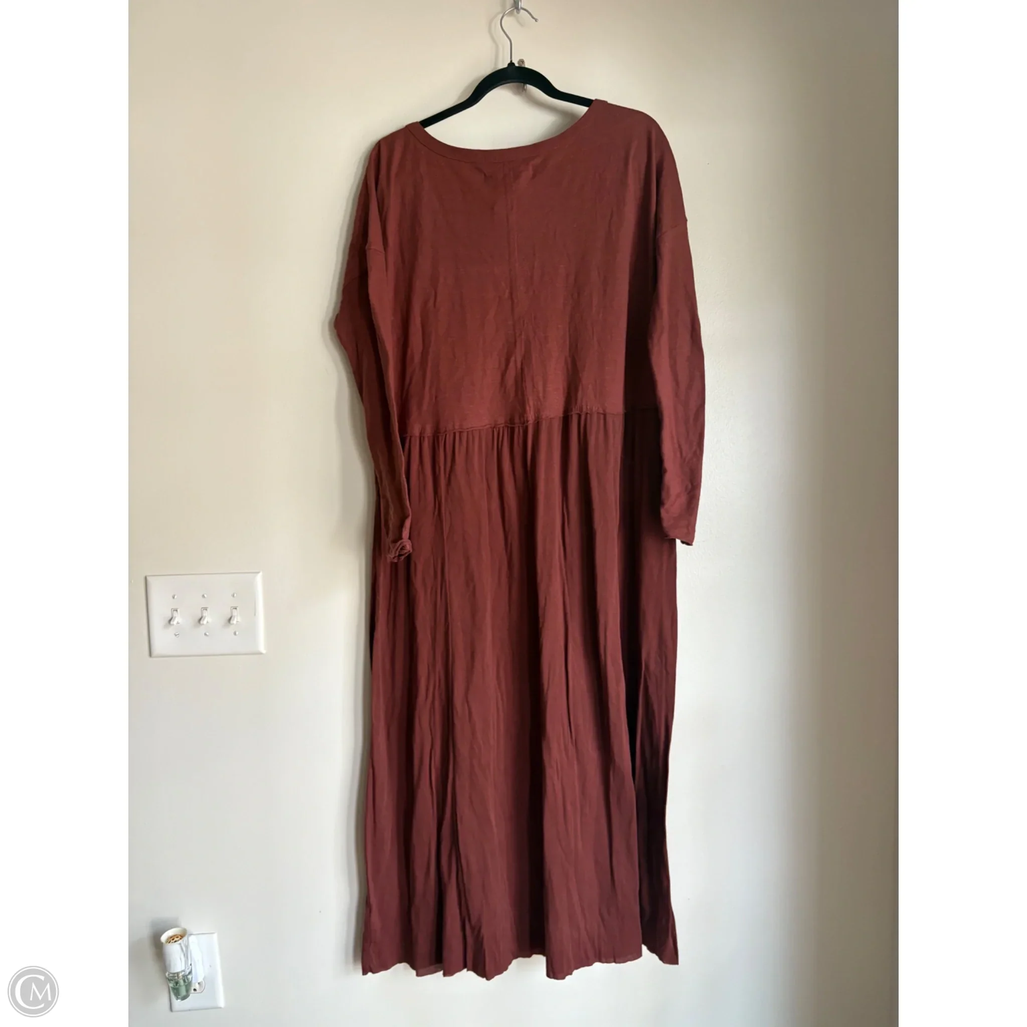 Dress Casual Maxi By Free People In Brown, Size: Xs - Image 2