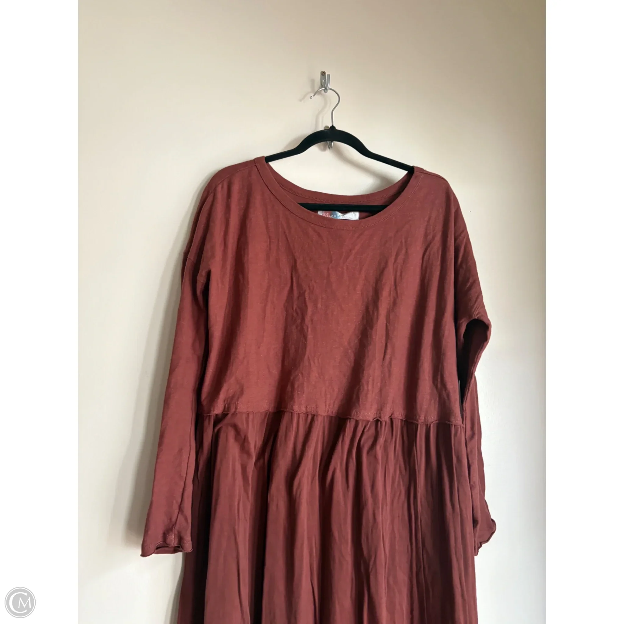 Dress Casual Maxi By Free People In Brown, Size: Xs - Image 3