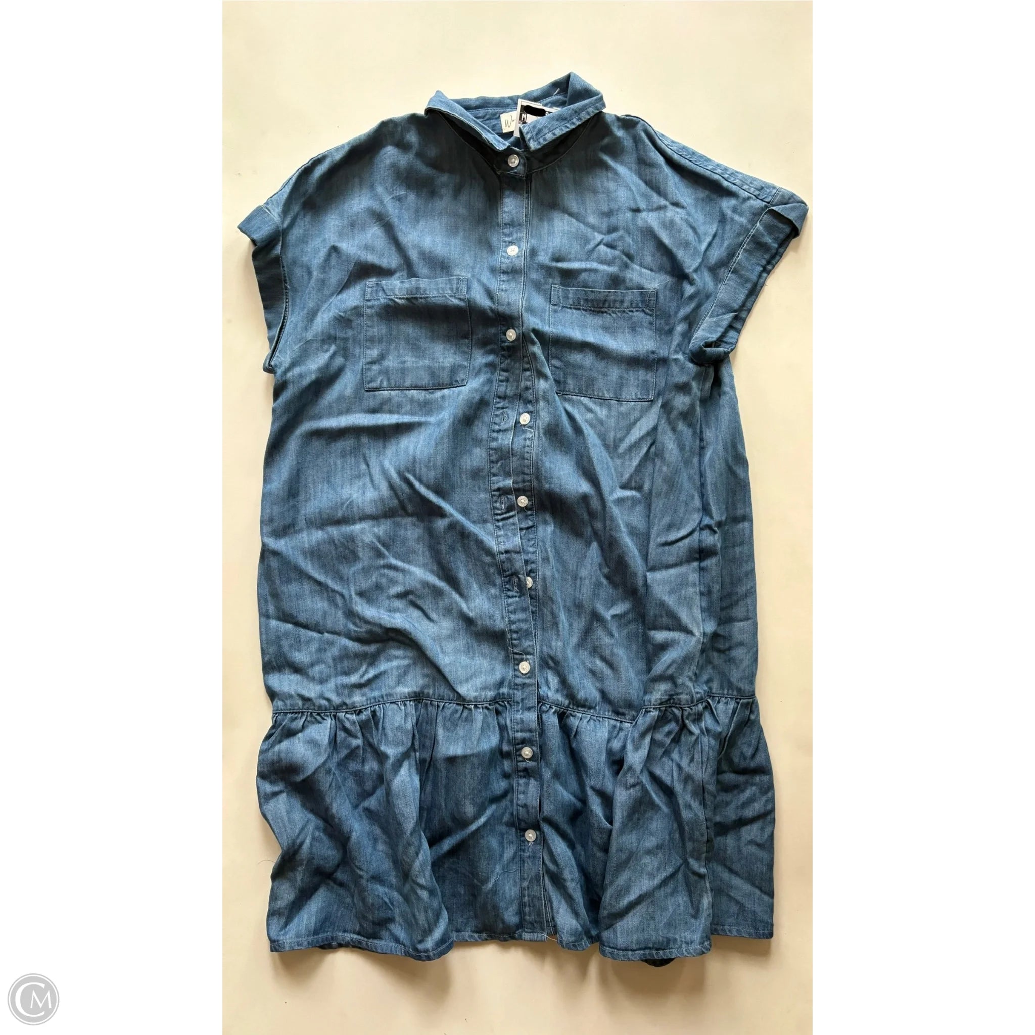 Dress Casual Midi By Wonderly In Blue, Size: Xs - Image 1