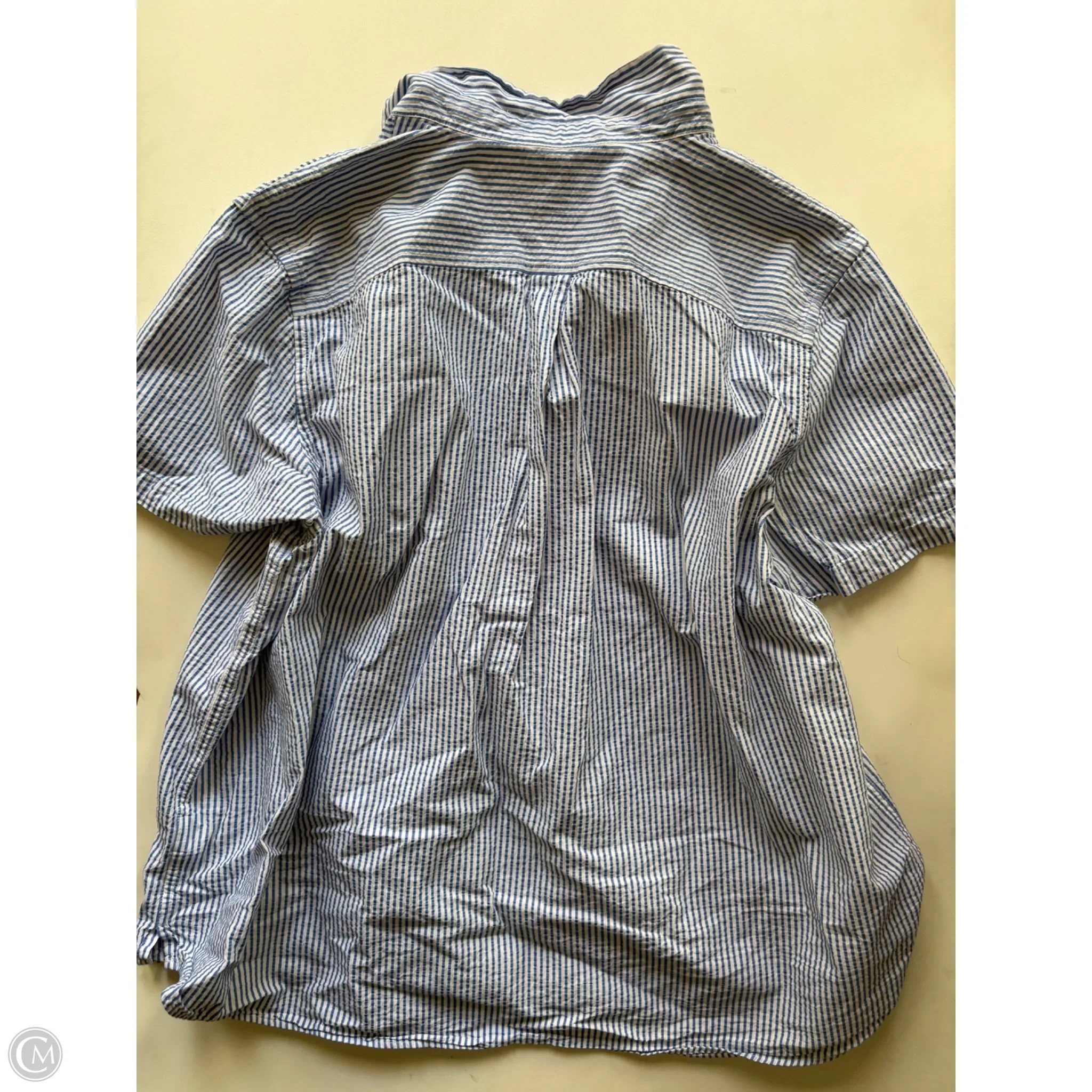 Top Short Sleeve By L.l. Bean In Striped Pattern, Size: 2x - Image 2