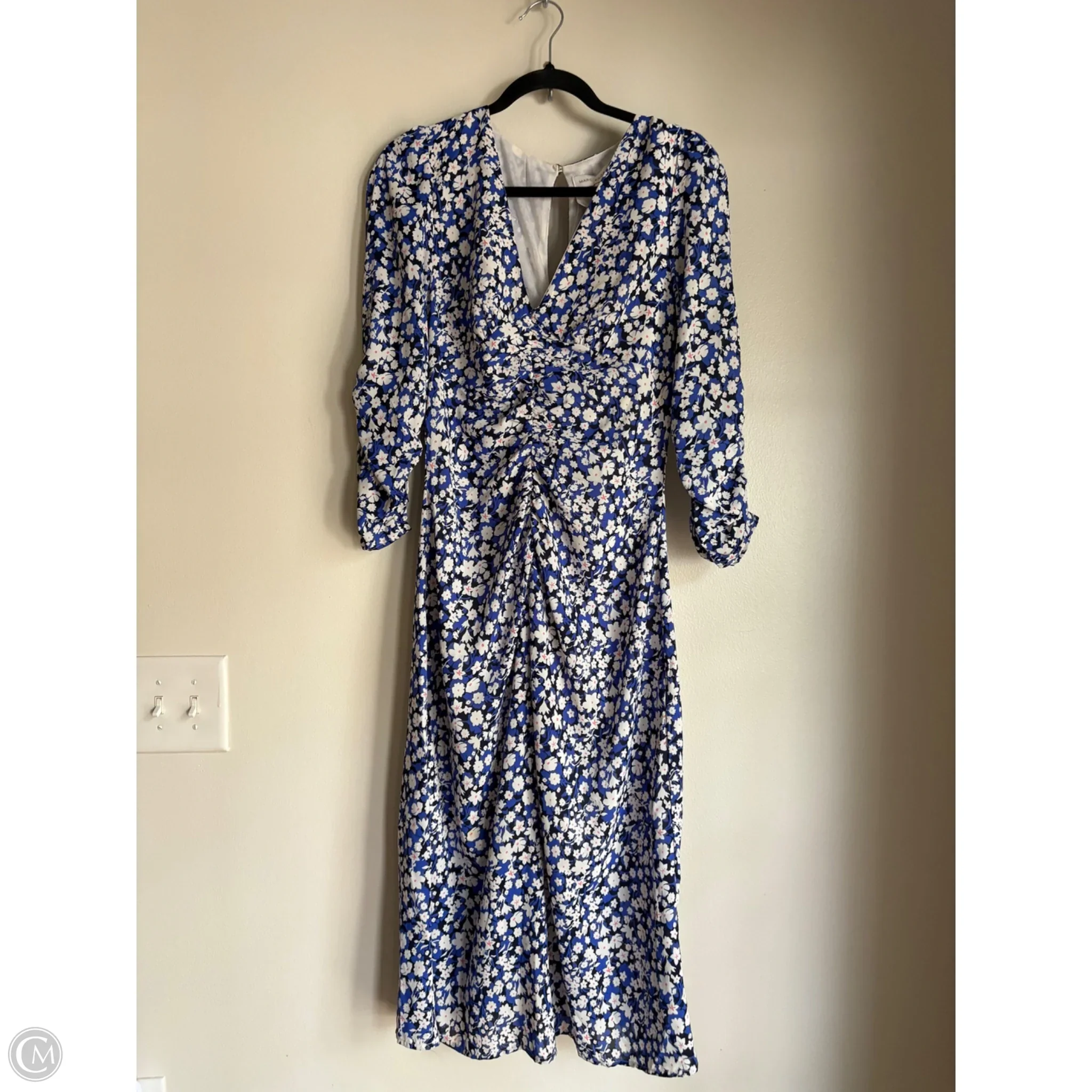 Dress Casual Maxi By Marc Angelo In Blue, Size: L - Image 1