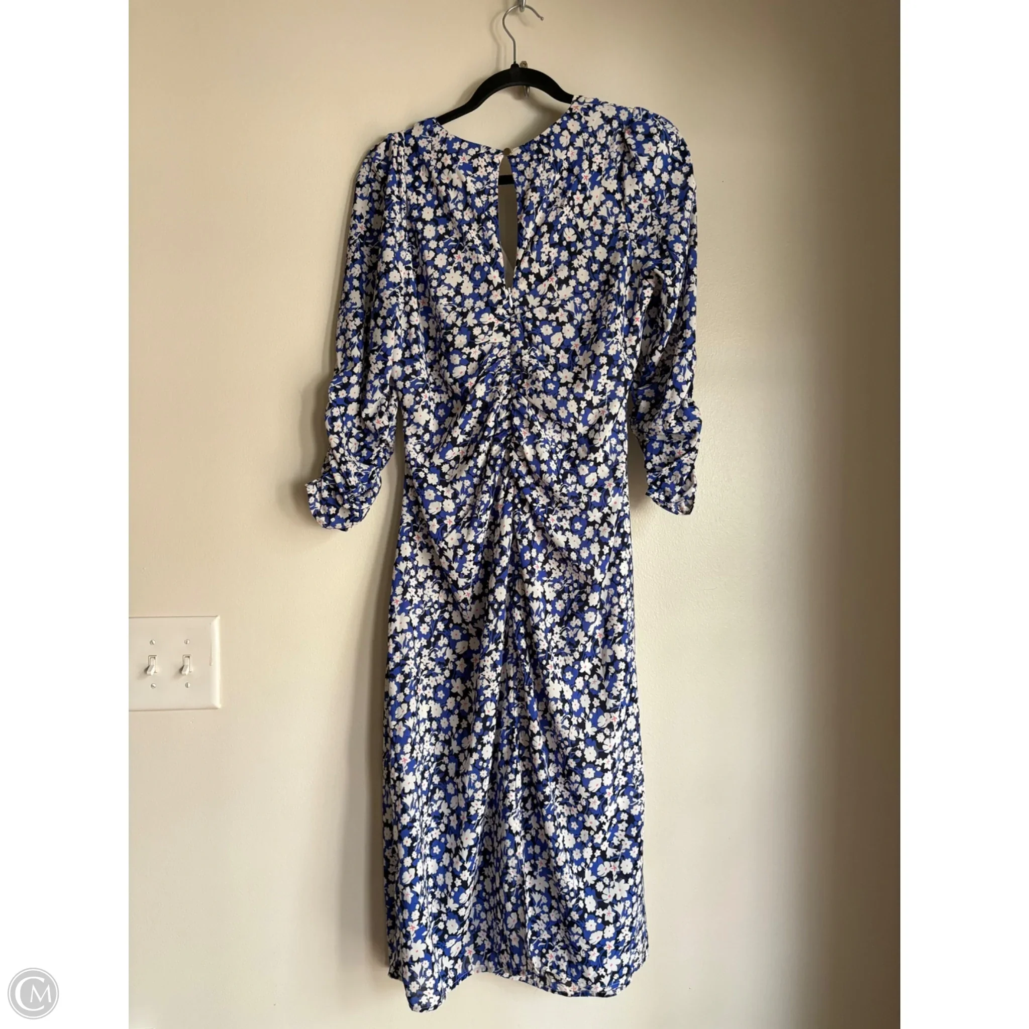 Dress Casual Maxi By Marc Angelo In Blue, Size: L - Image 2