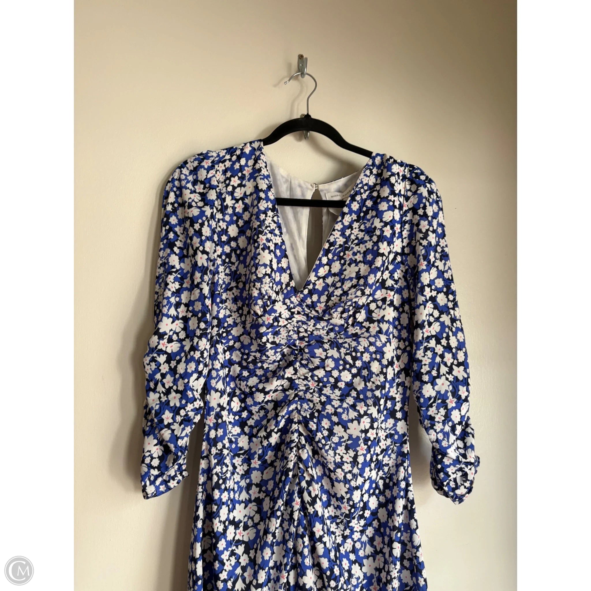 Dress Casual Maxi By Marc Angelo In Blue, Size: L - Image 3