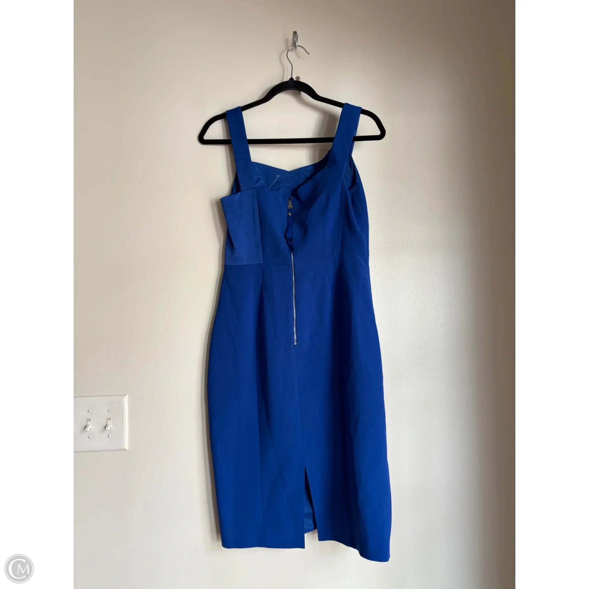 Dress Casual Midi By Karen Millen In Blue, Size: L - Image 2