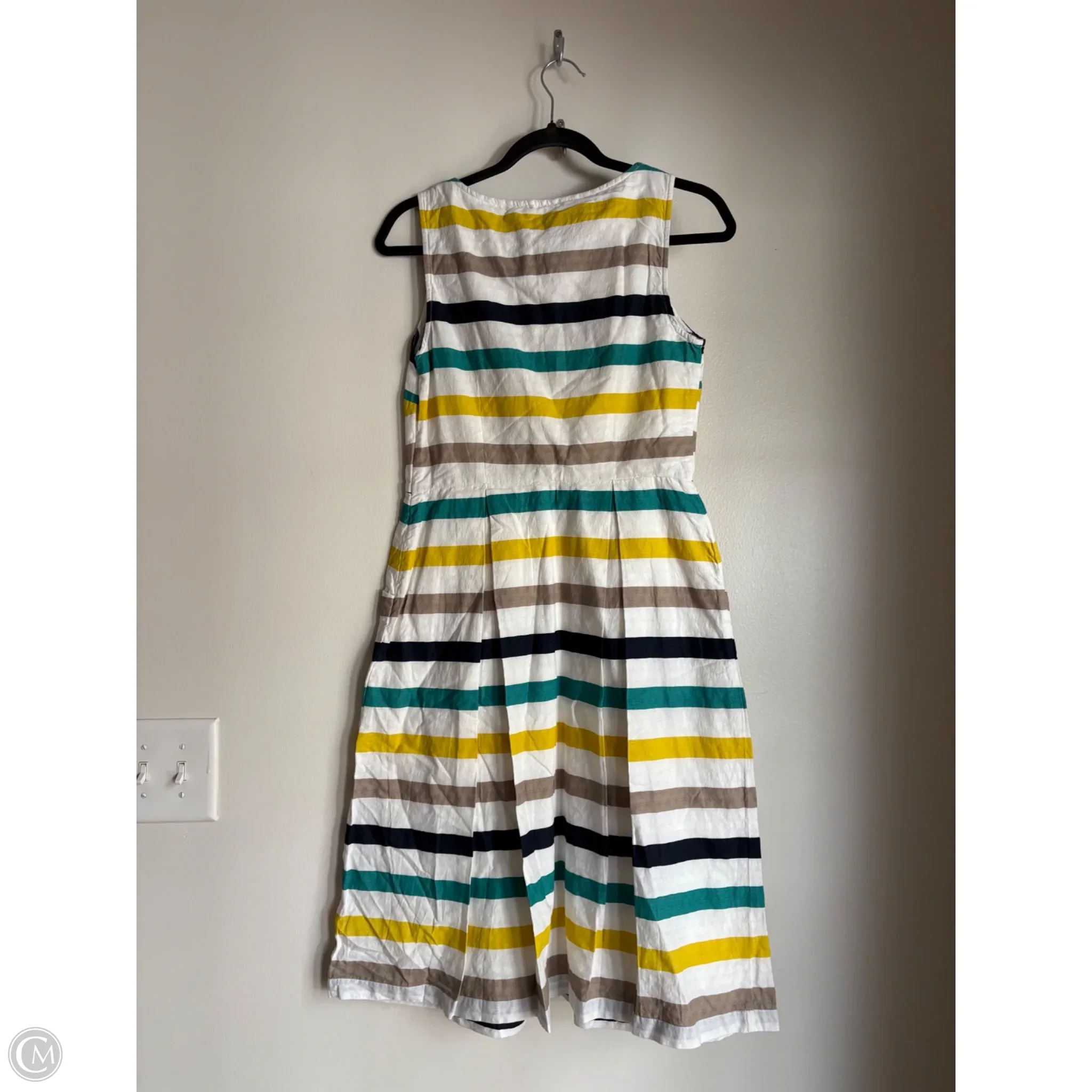 Dress Casual Midi By Maine In Striped Pattern, Size: M - Image 2
