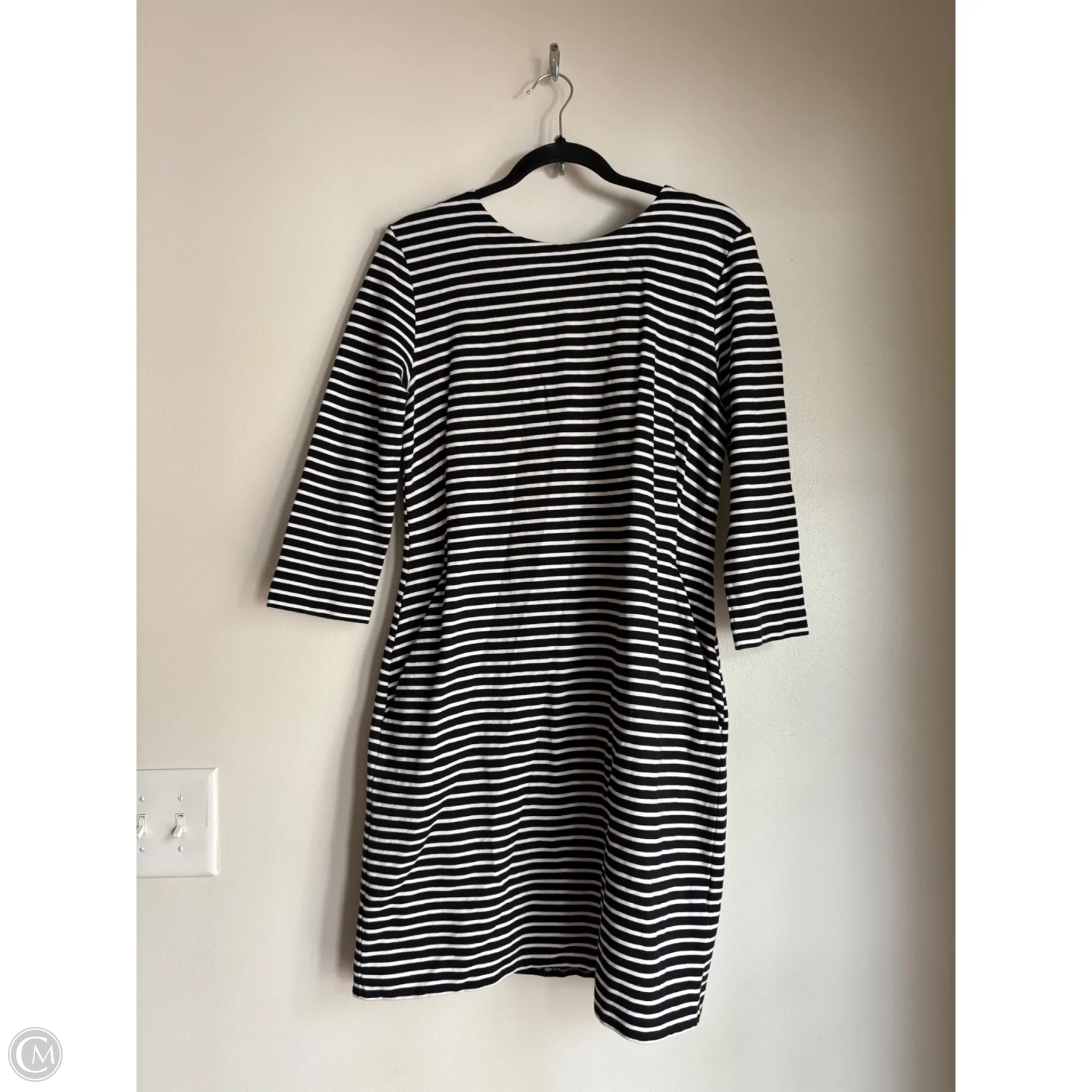Dress Casual Midi By Cos In Striped Pattern, Size: M - Image 1