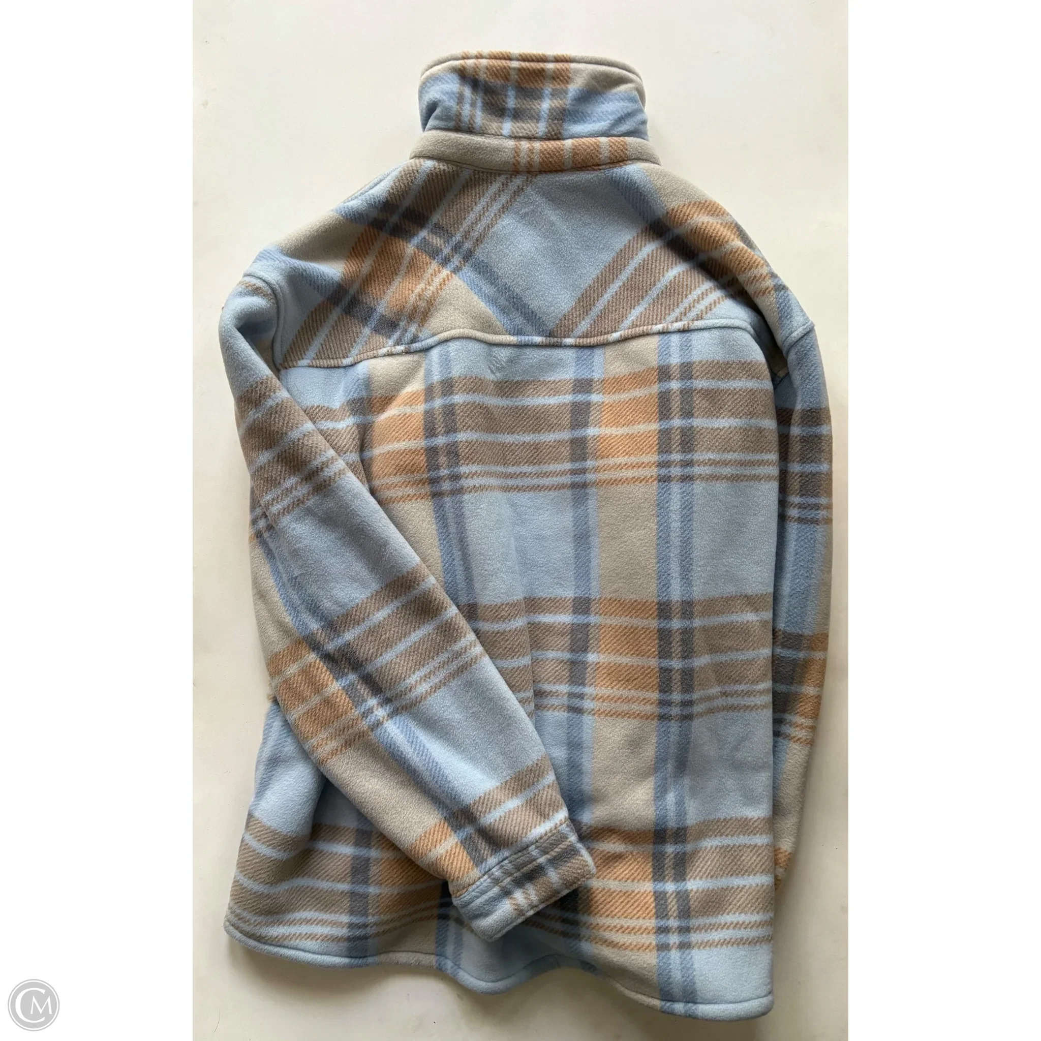 Coat Puffer & Quilted By Hfx In Plaid Pattern, Size: 2x - Image 2