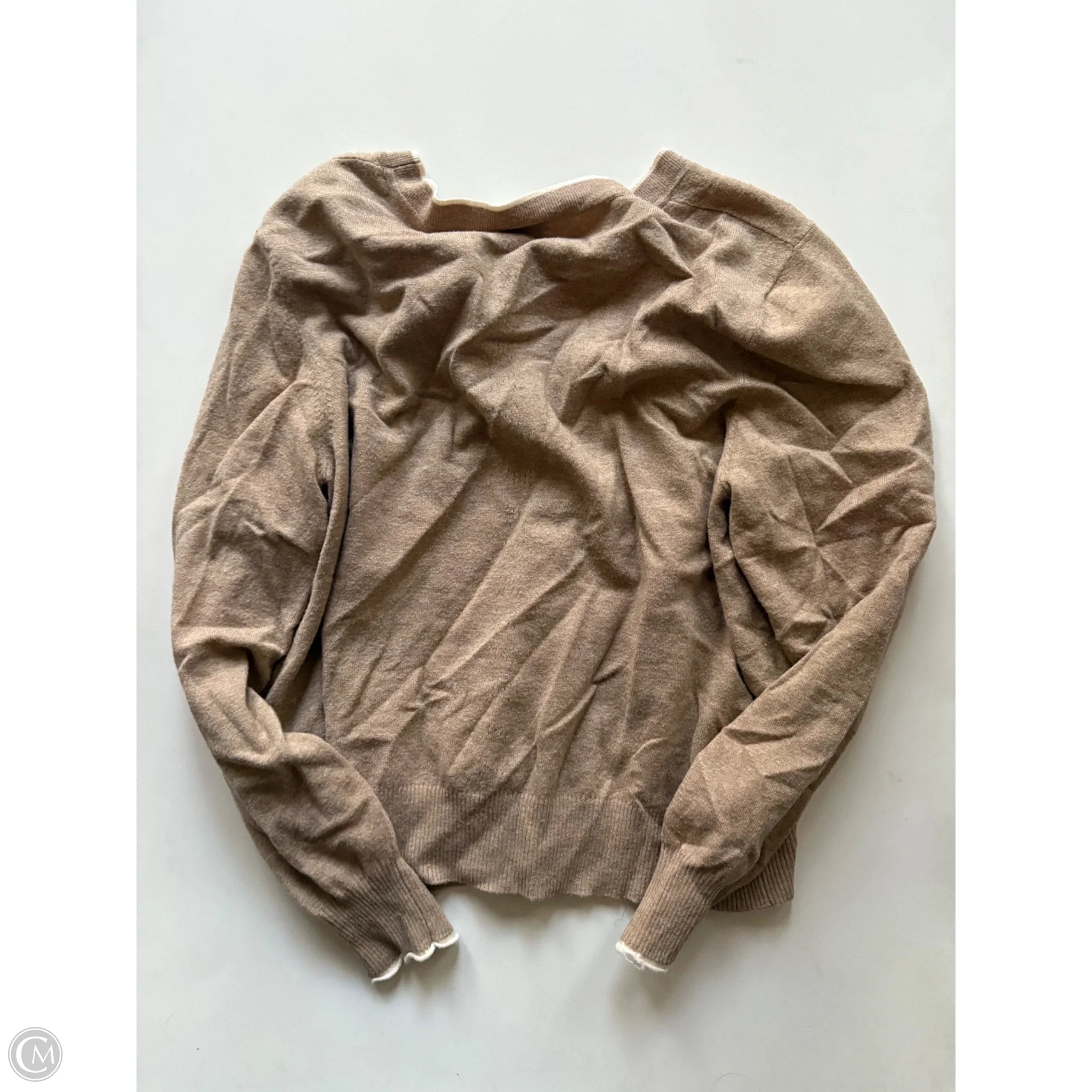 Sweater Cardigan By Scotch & Soda In Tan, Size: L - Image 2
