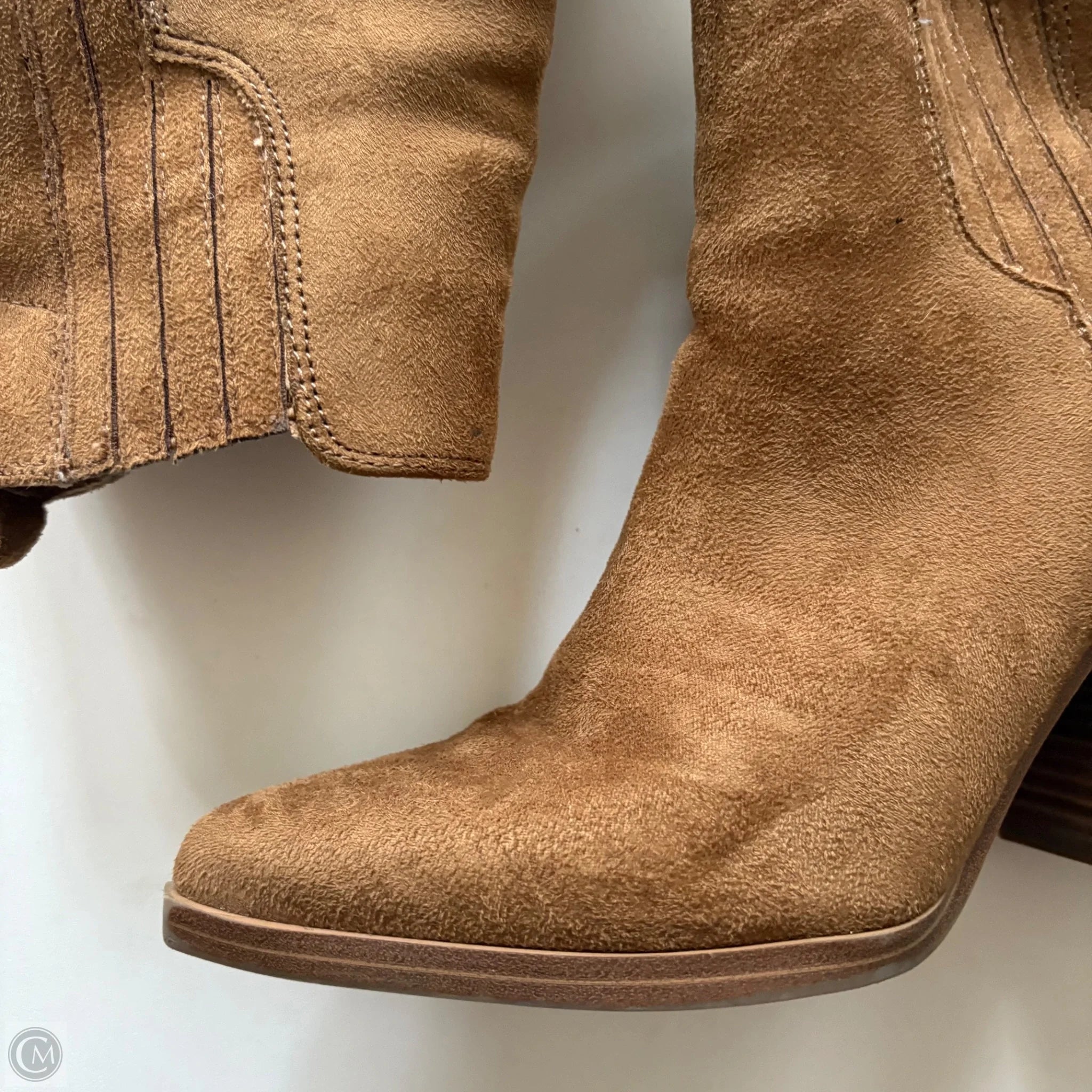 Boots Ankle Heels By Indigo In Brown, Size: 7 - Image 2