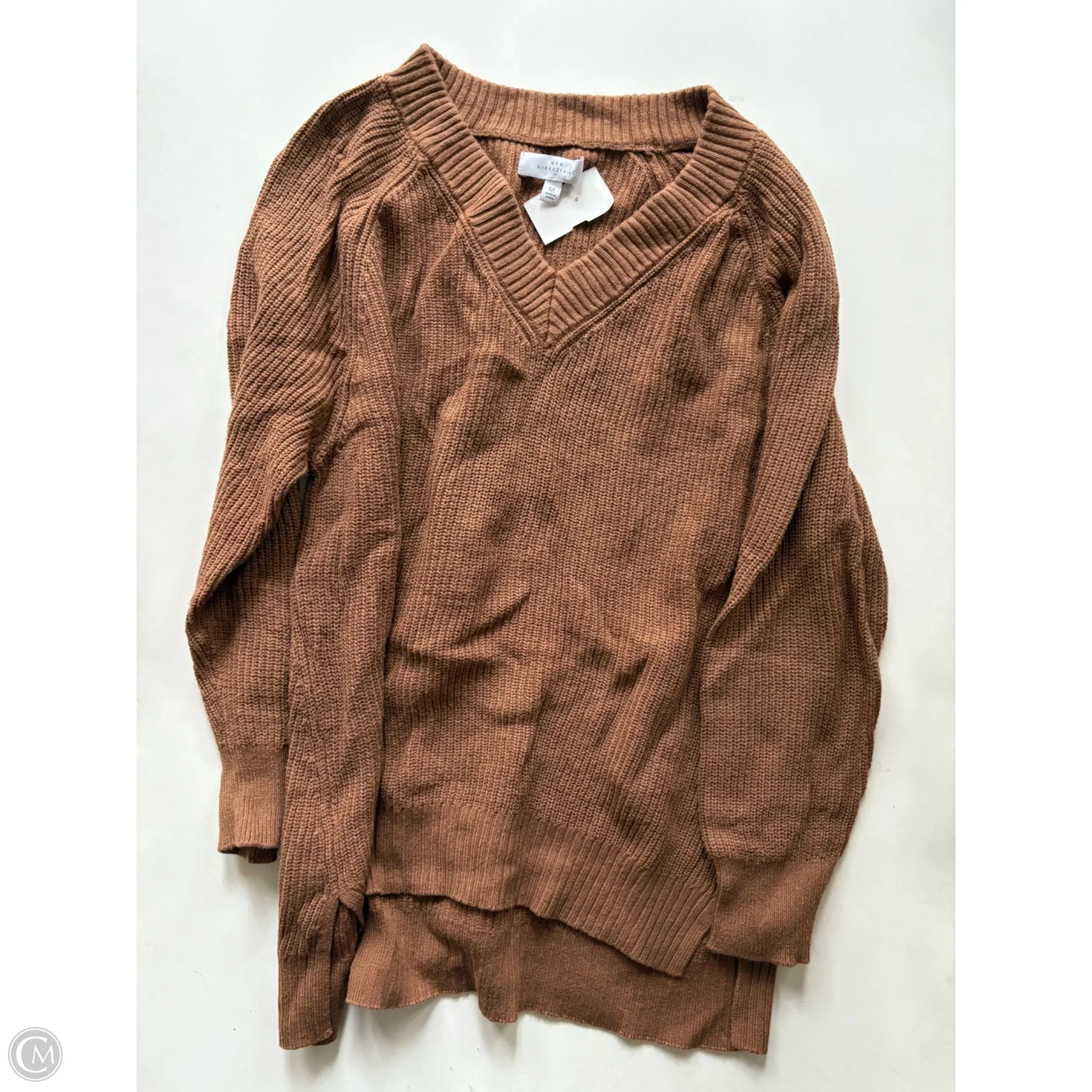 Sweater By New Directions In Brown, Size: M - Image 1