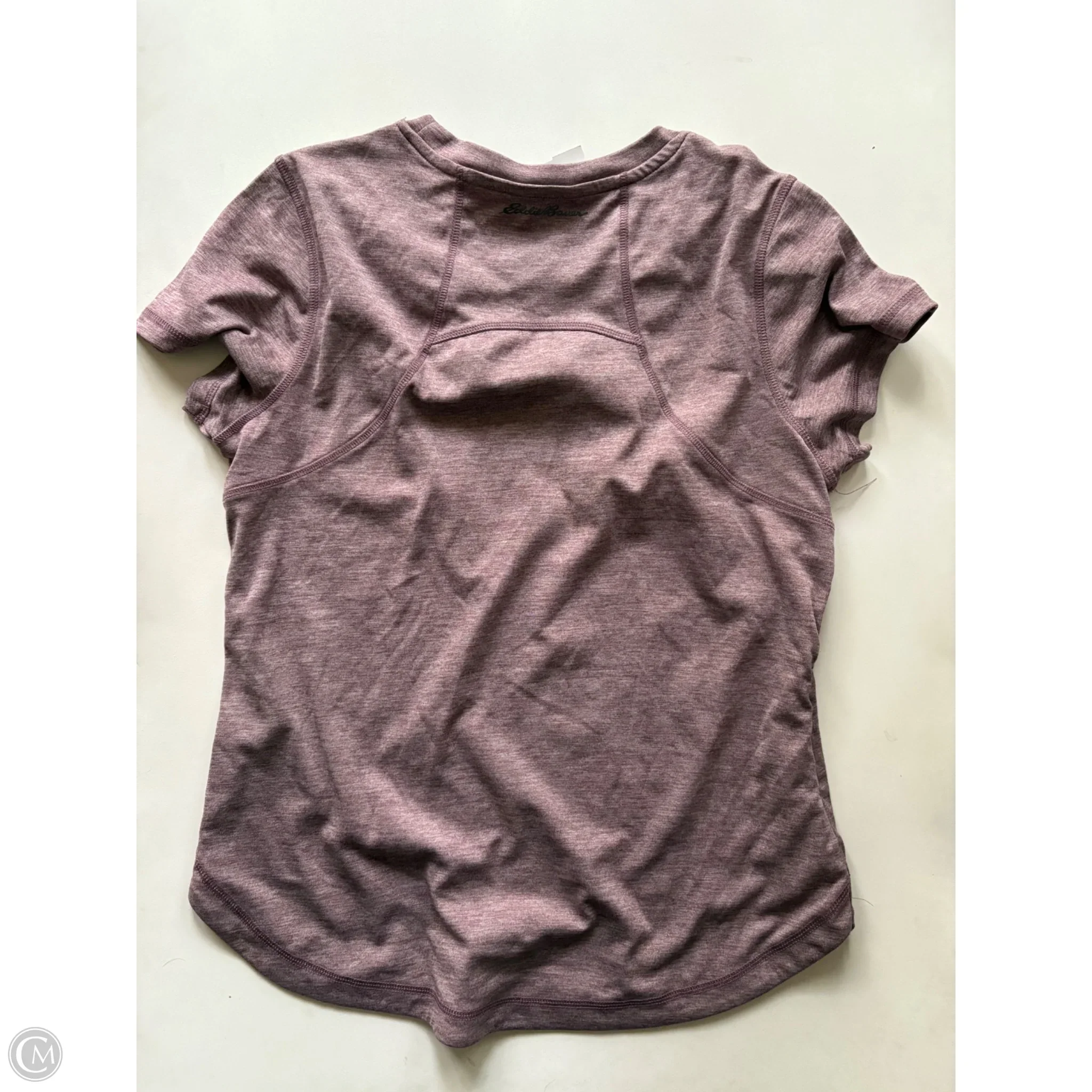 Athletic Top Short Sleeve By Eddie Bauer In Pink, Size: M - Image 2