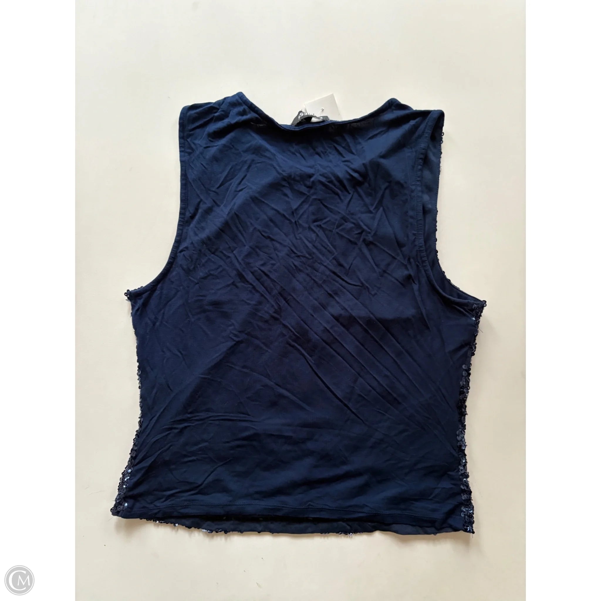 Top Sleeveless By Express In Navy, Size: M - Image 2