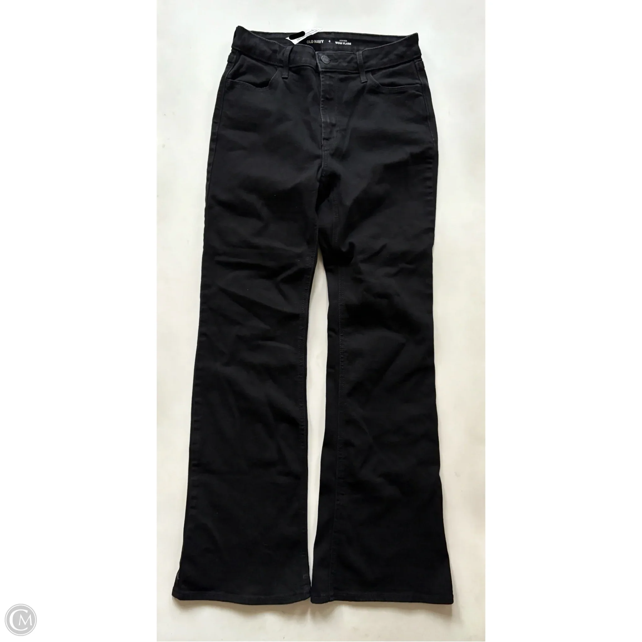 Jeans Flared By Old Navy In Black, Size: 4 - Image 1