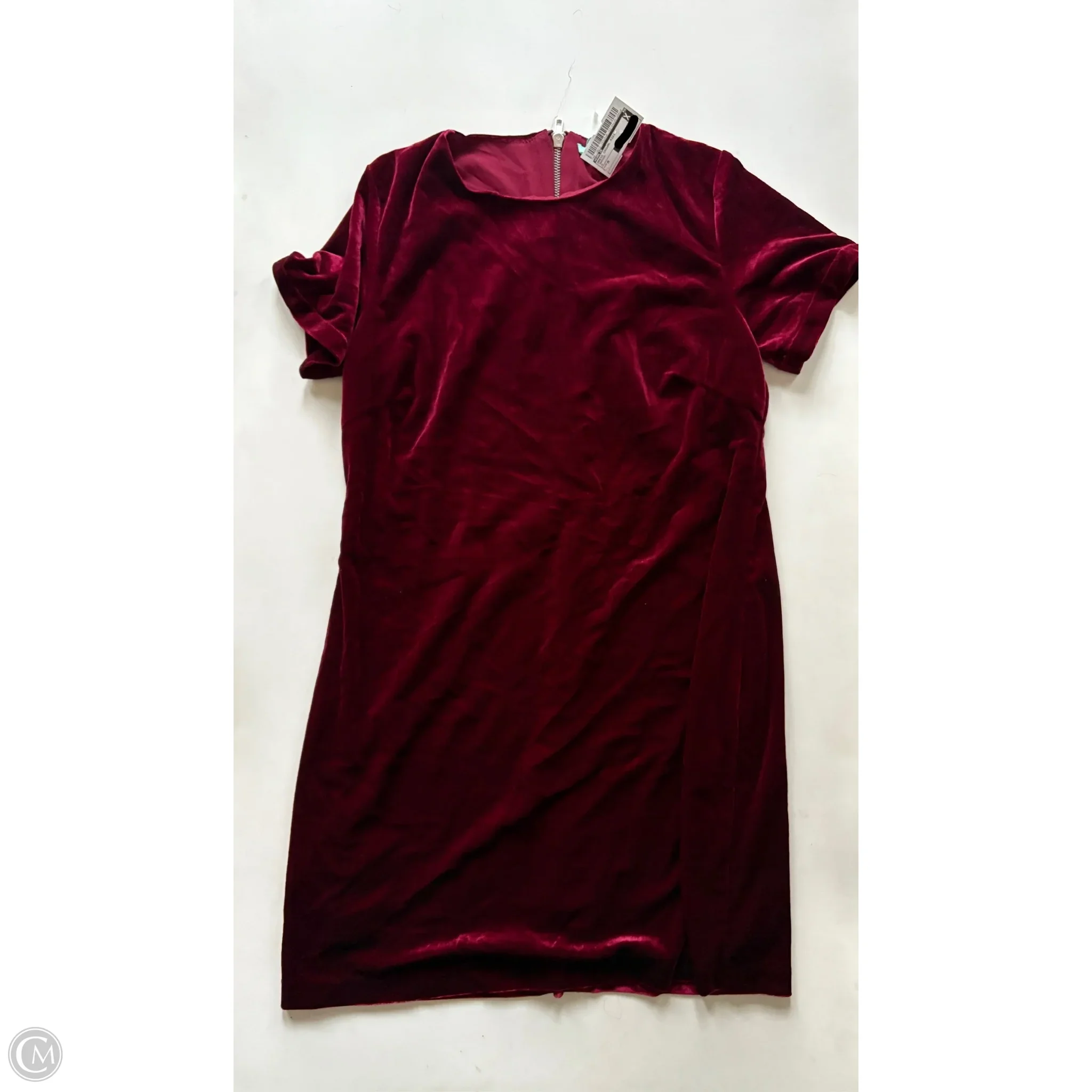 Dress Casual Midi By Karlie In Maroon, Size: M - Image 1