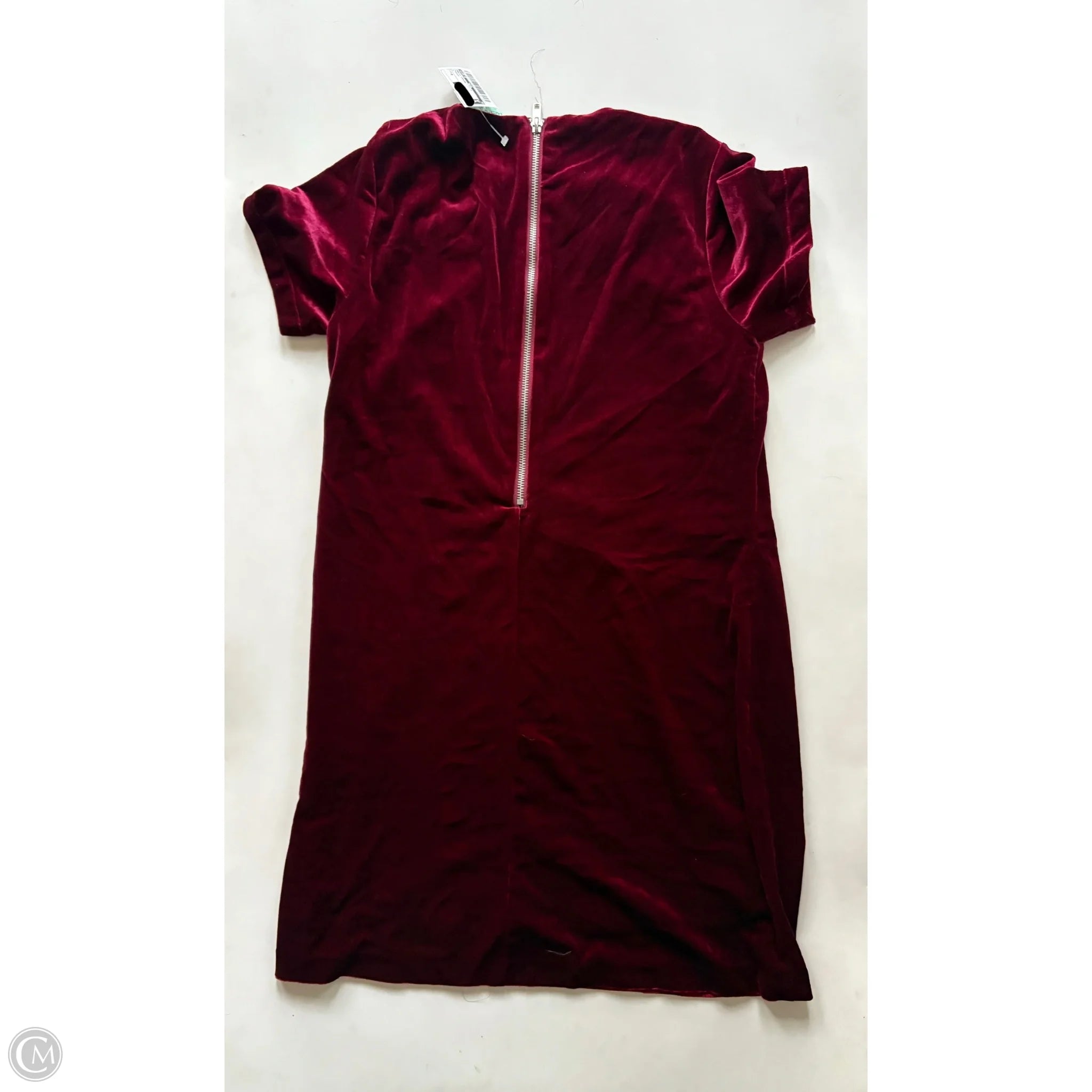 Dress Casual Midi By Karlie In Maroon, Size: M - Image 2