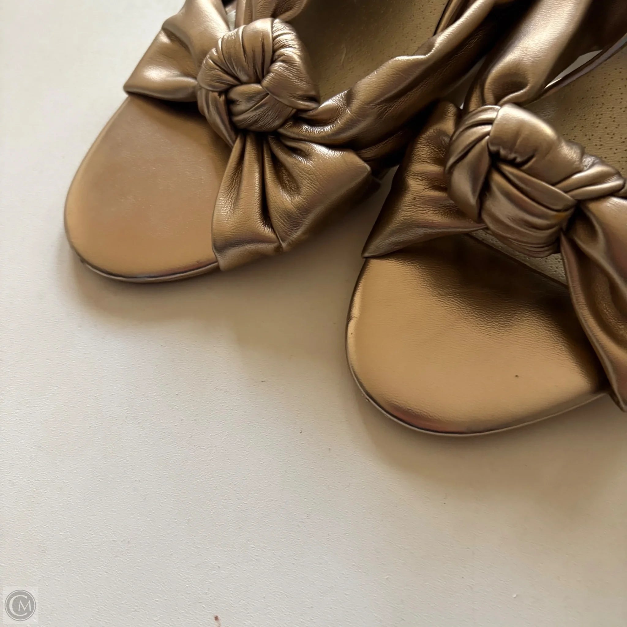 Sandals Heels Block By Dolce Vita In Gold, Size: 9 - Image 3